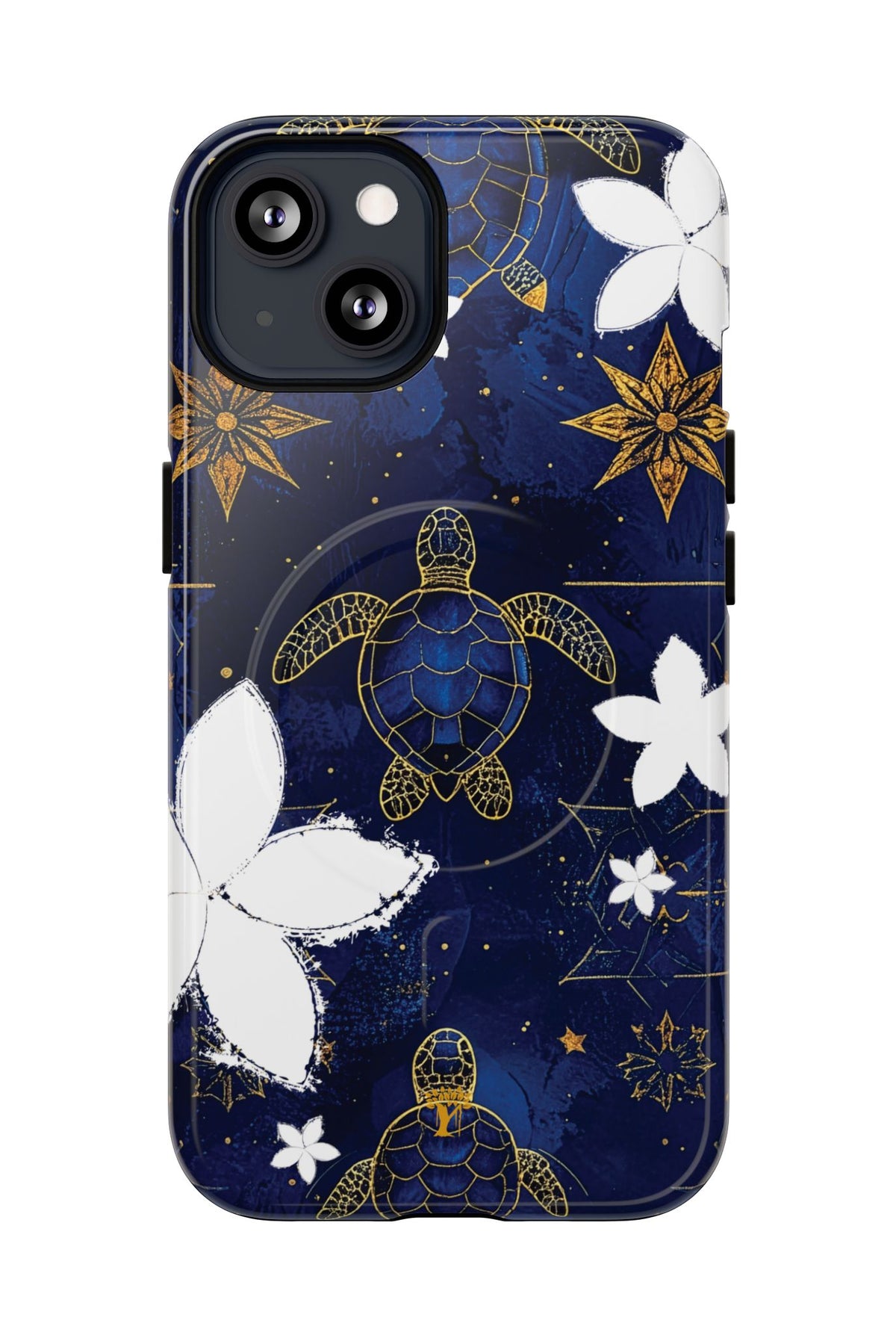 Tapa Hoku Honu Magnetic Case for iPhone iPhone 13 Glossy The Local Banyan