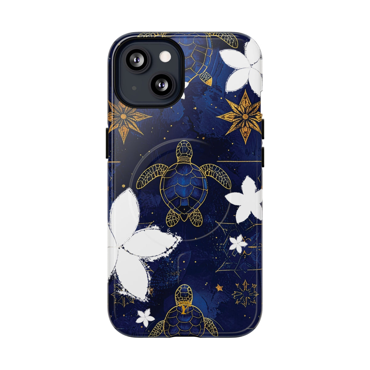 Tapa Hoku Honu Magnetic Case for iPhone iPhone 13 Glossy The Local Banyan