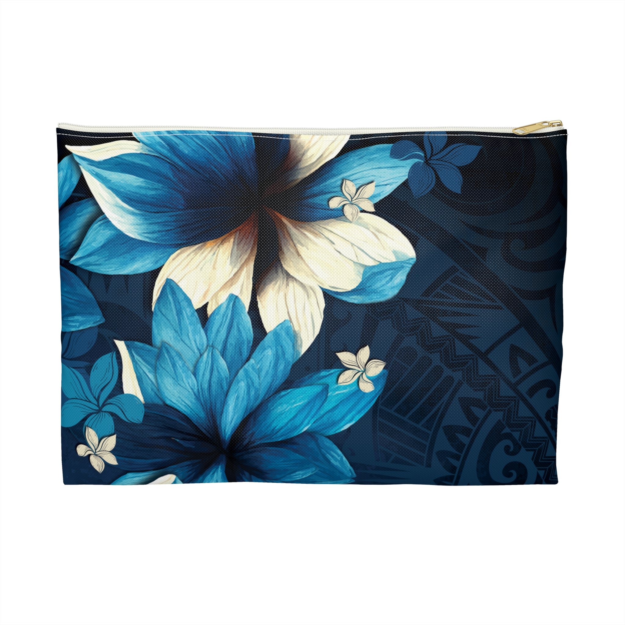 Leilani Nights Travel Pouch Pouches The Local Banyan Large White zipper