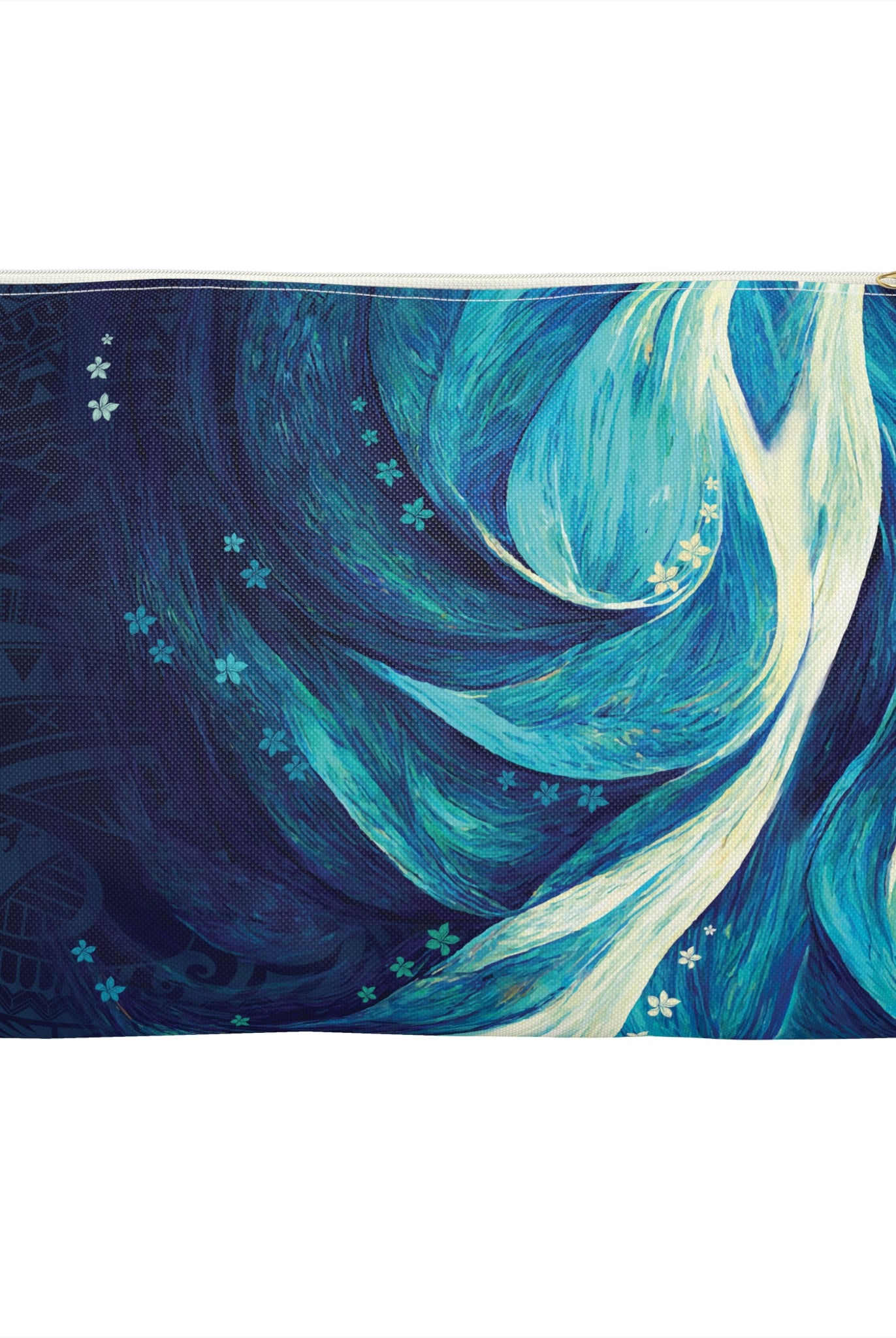 Eternal Mana Travel Pouch Pouches The Local Banyan Large White zipper