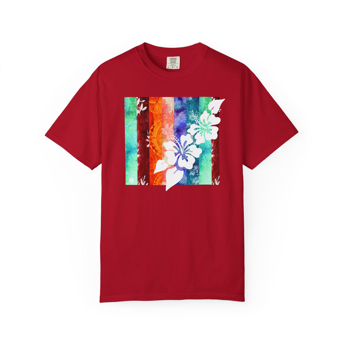 Tropical Vibes Soft Style Tee Red S The Local Banyan