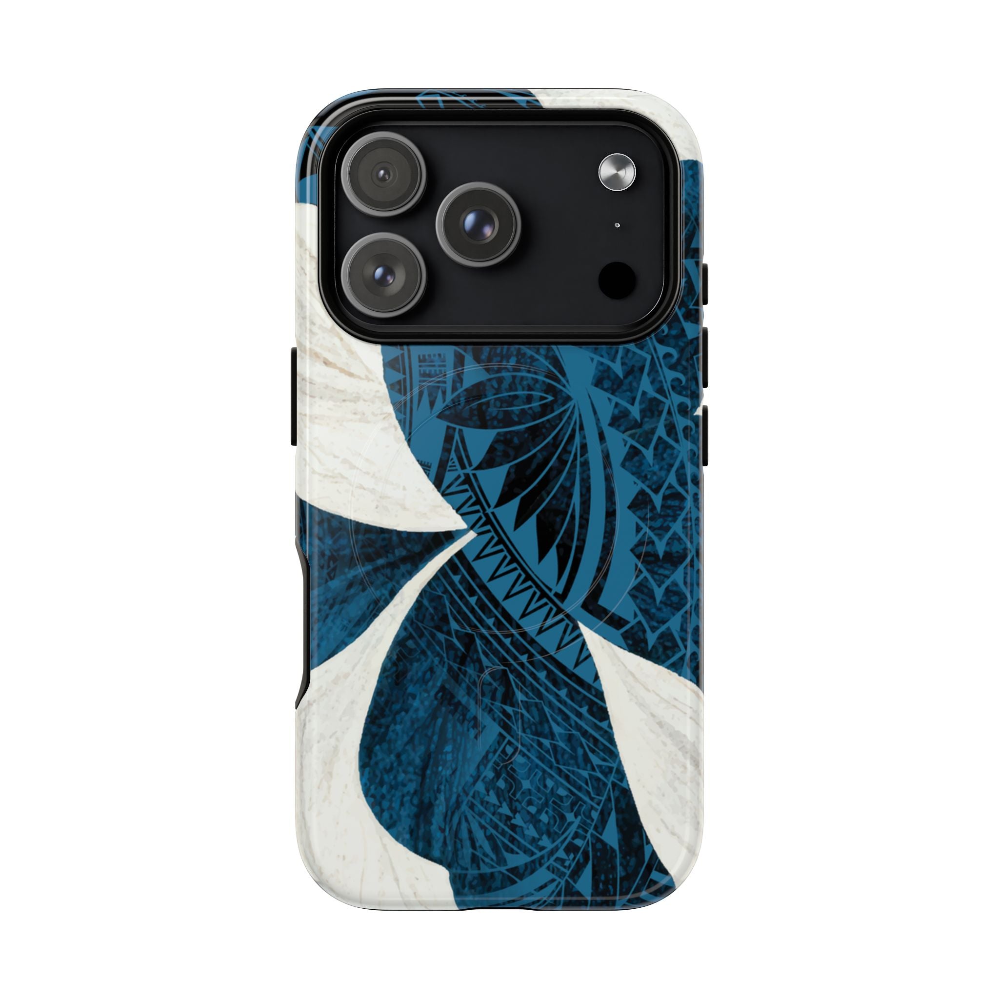Hana Breeze MagSafe iPhone Case Side View - Dual Layer Drop Protection Hawaiian Phone Case - The Local Banyan