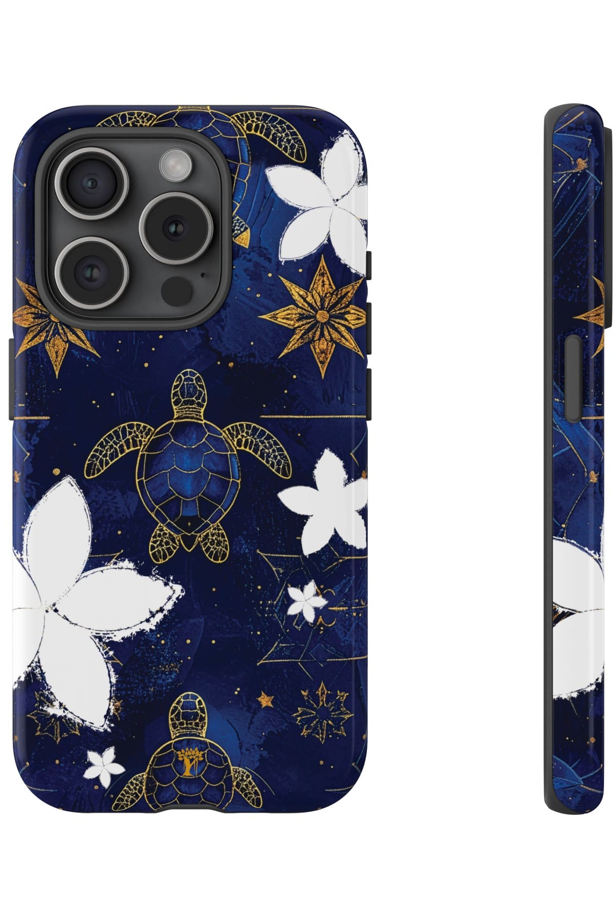 Tapa Hoku Honu Tough Case for iPhone iPhone 15 Plus Matte The Local Banyan