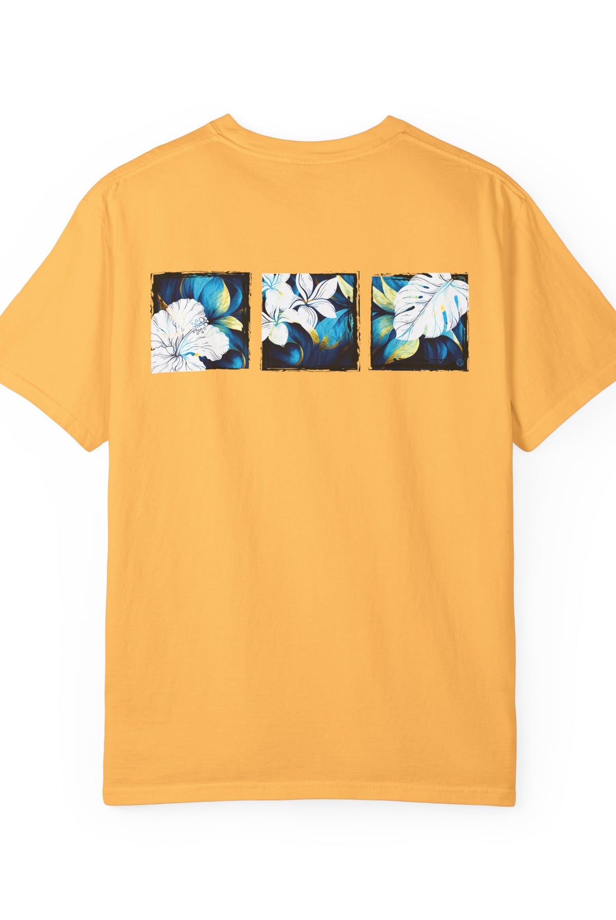 Coastal Bloom Garment Dyed Tee Red S The Local Banyan