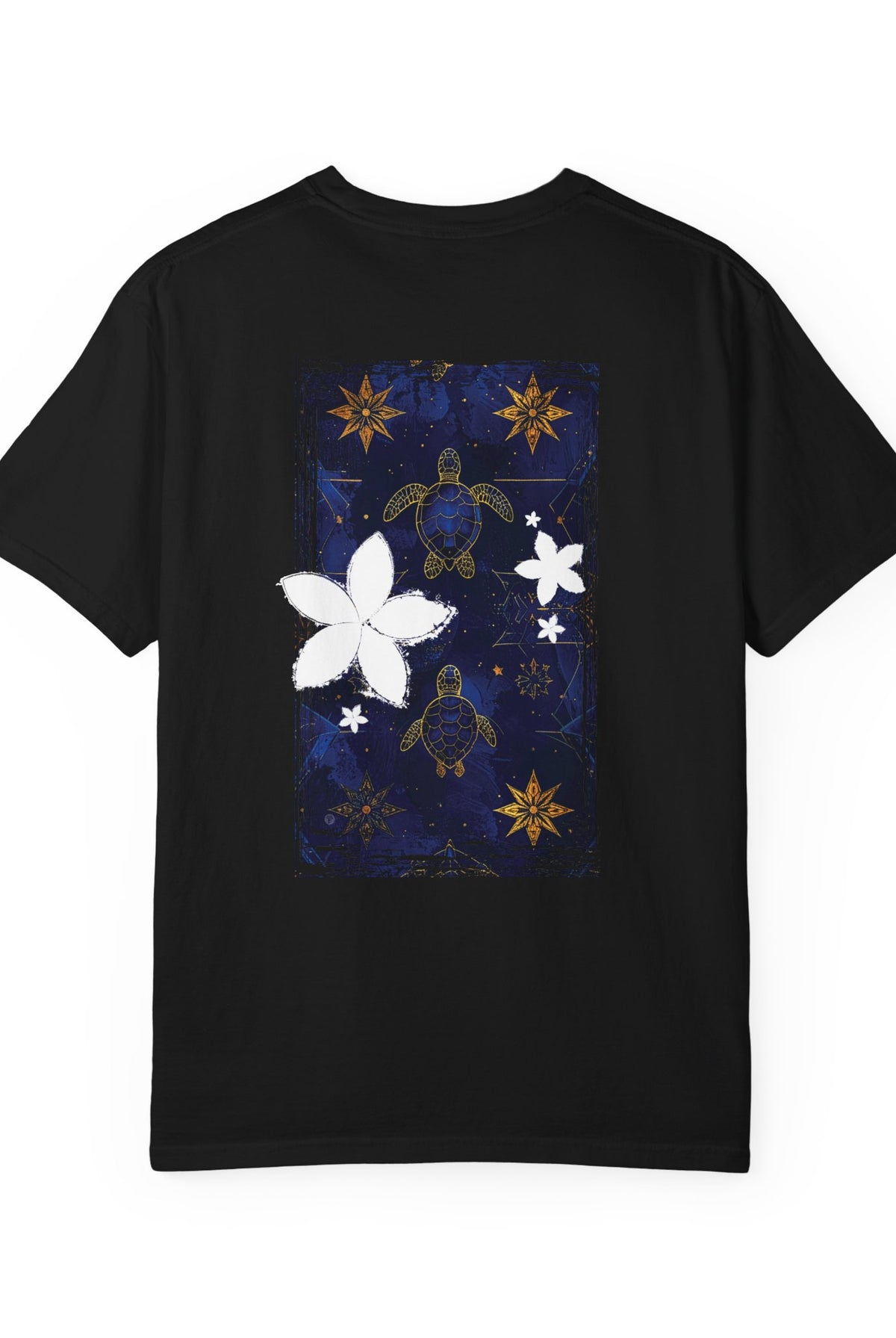 Tapa Hōkū Honu Soft Style Tee Black S The Local Banyan