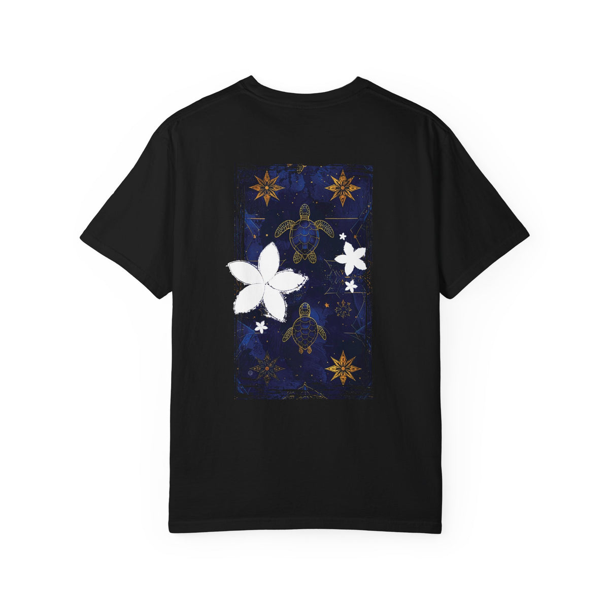 Tapa Hōkū Honu Soft Style Tee Black S The Local Banyan