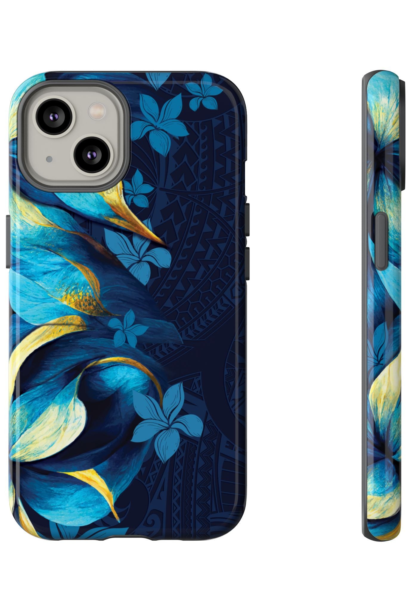 Pō Mahina Tough Case for iPhone Phone Case The Local Banyan iPhone 14 Glossy