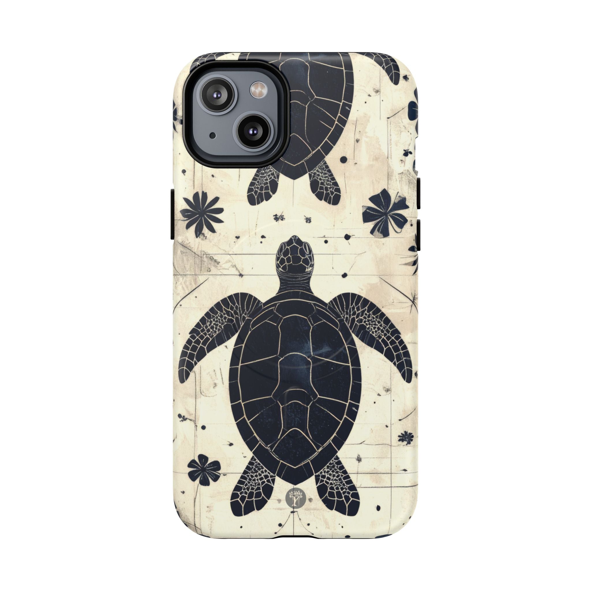 Tapa Keʻa Honu Magnetic Case for iPhone iPhone 14 Plus Matte The Local Banyan