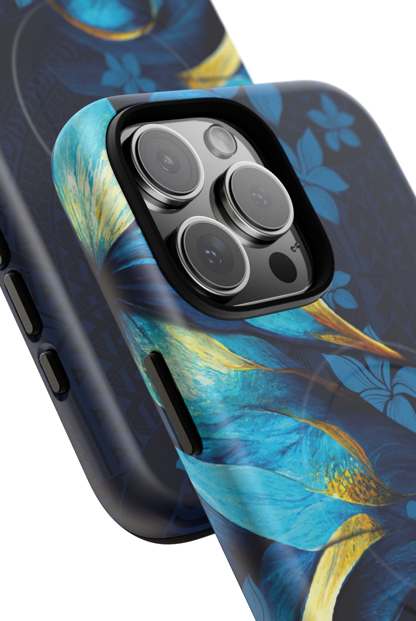 Po Mahina MagSafe iPhone Case Side View - Dual Layer Drop Protection Hawaiian Phone Case - The Local Banyan