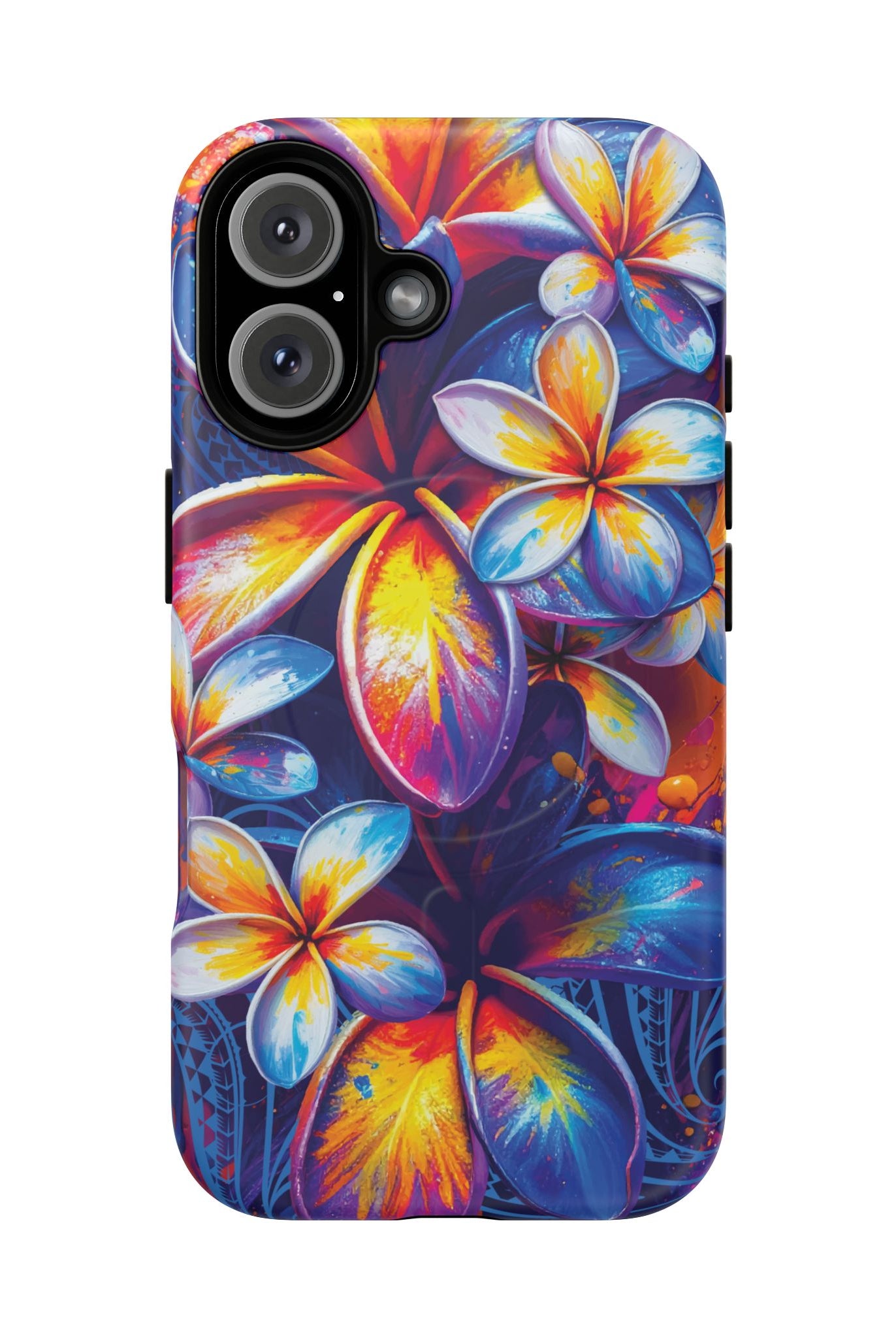 Sunset Ink MagSafe iPhone Case Side View - Dual Layer Drop Protection Hawaiian Phone Case - The Local Banyan