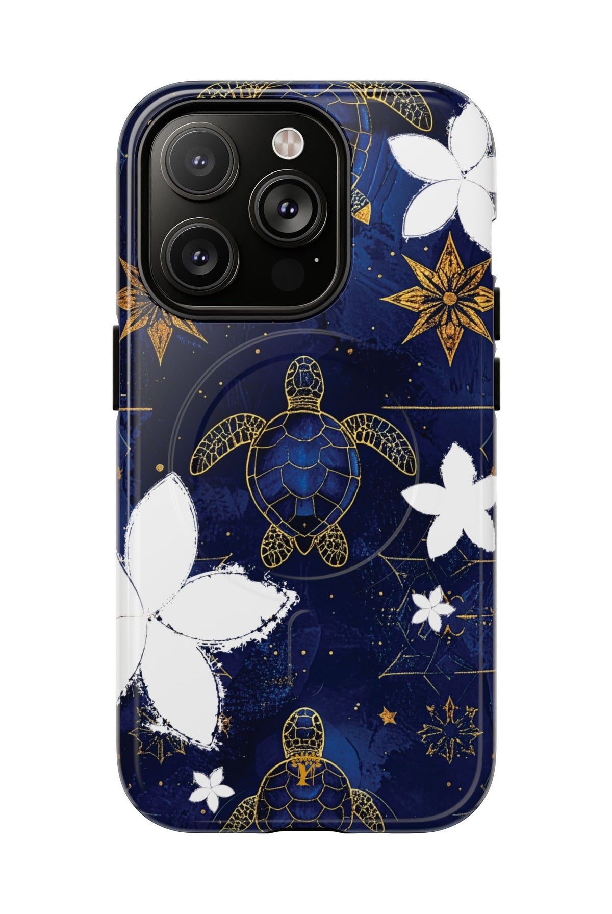 Tapa Hoku Honu Magnetic Case for iPhone iPhone 14 Pro Glossy The Local Banyan