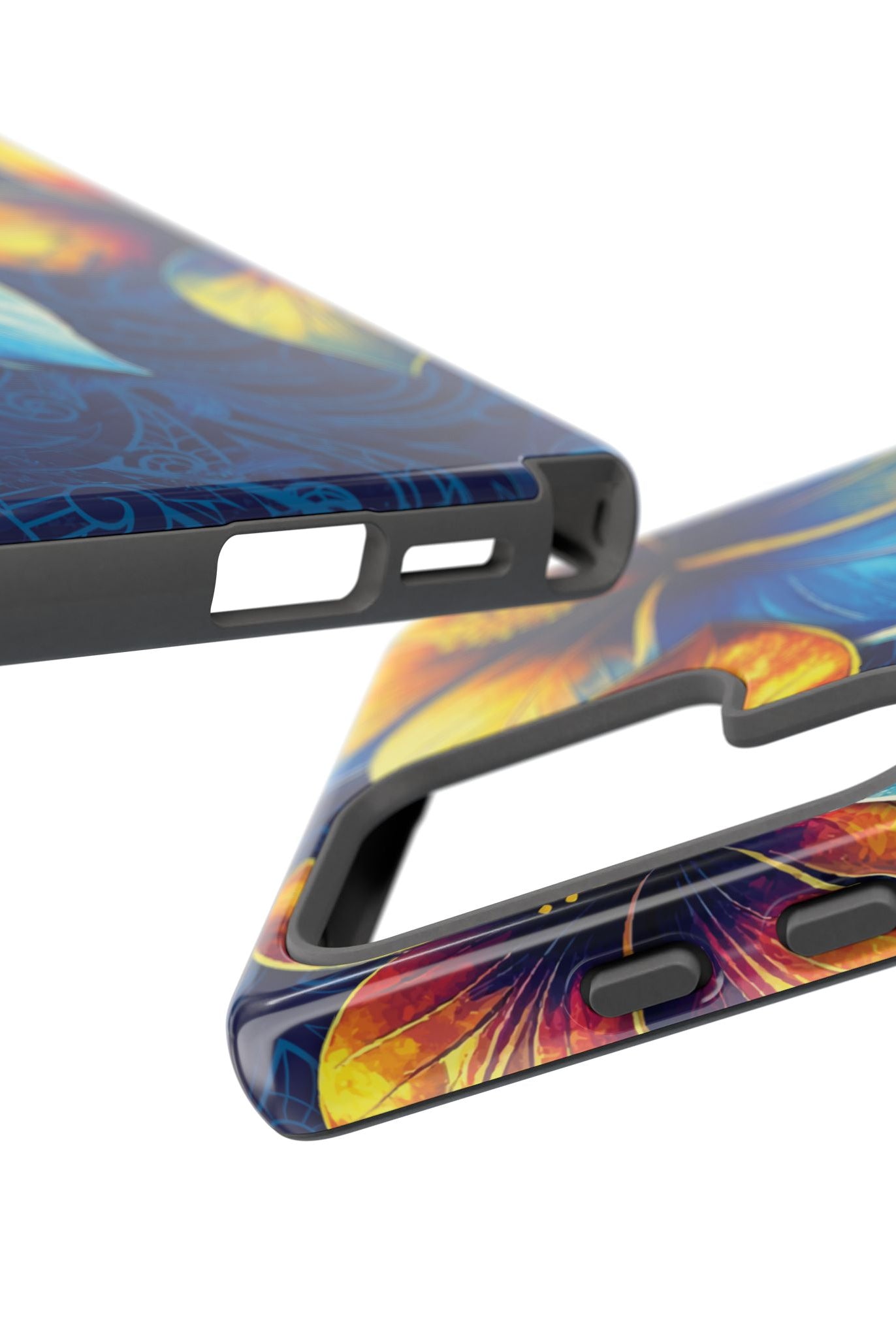 Pua La Tough Samsung Galaxy Case Side View - Dual Layer Drop Protection Hawaiian Phone Case - The Local Banyan