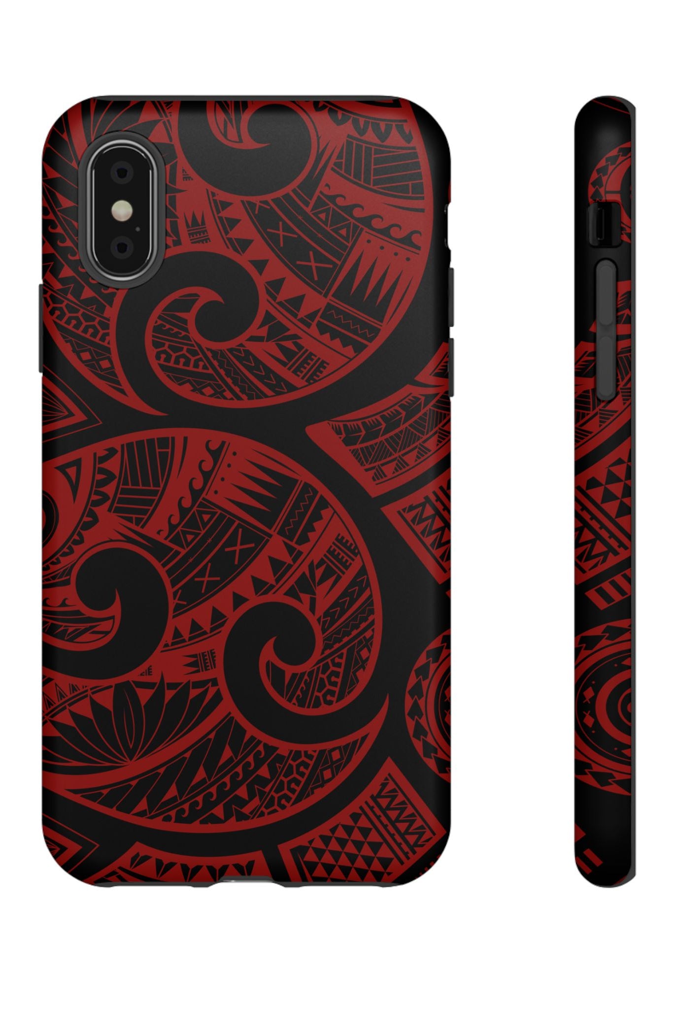 Island Tribal Red Tough Case for iPhone Phone Case The Local Banyan