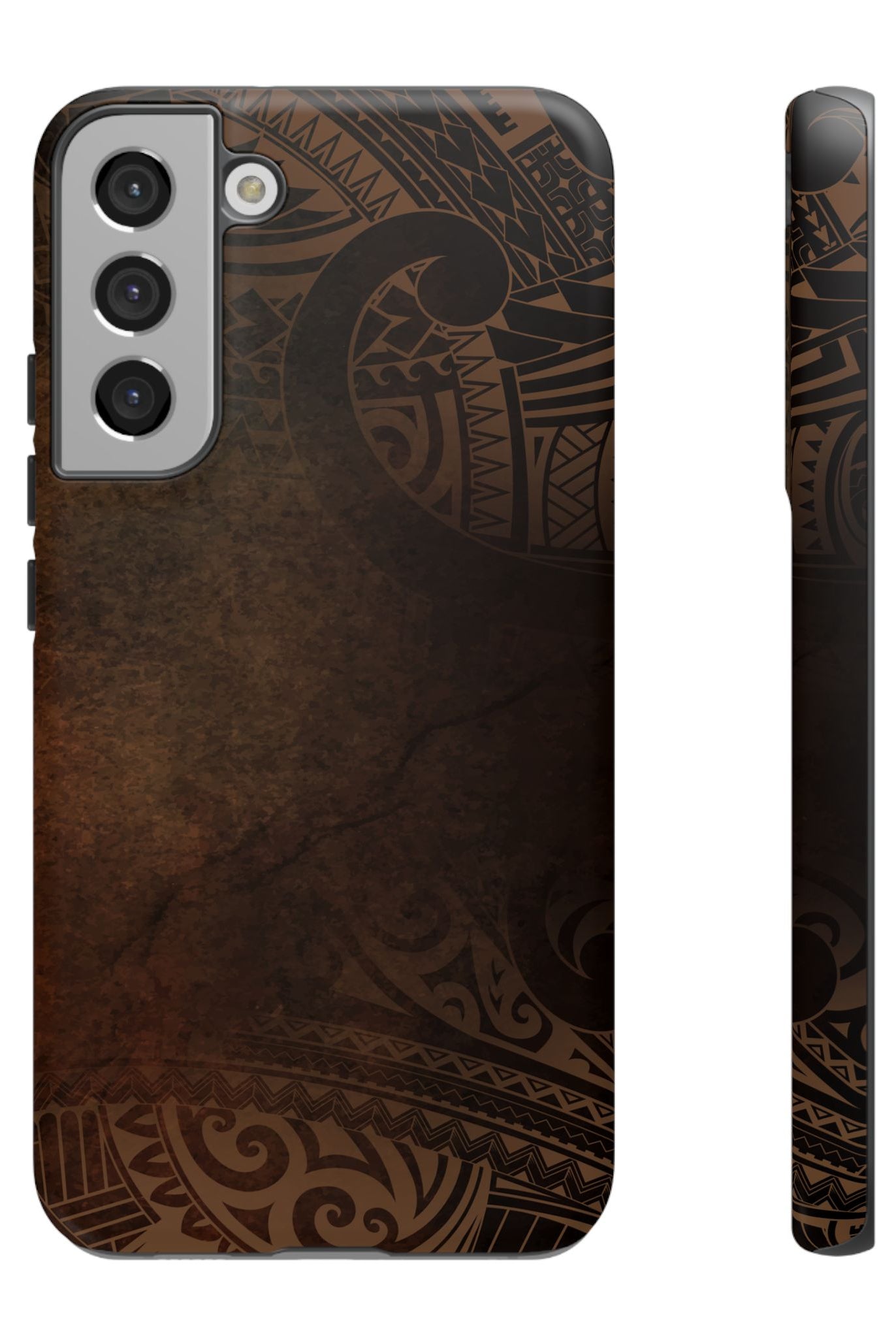 Aloha Aina Tough Samsung Galaxy Case Side View - Dual Layer Drop Protection Hawaiian Phone Case - The Local Banyan