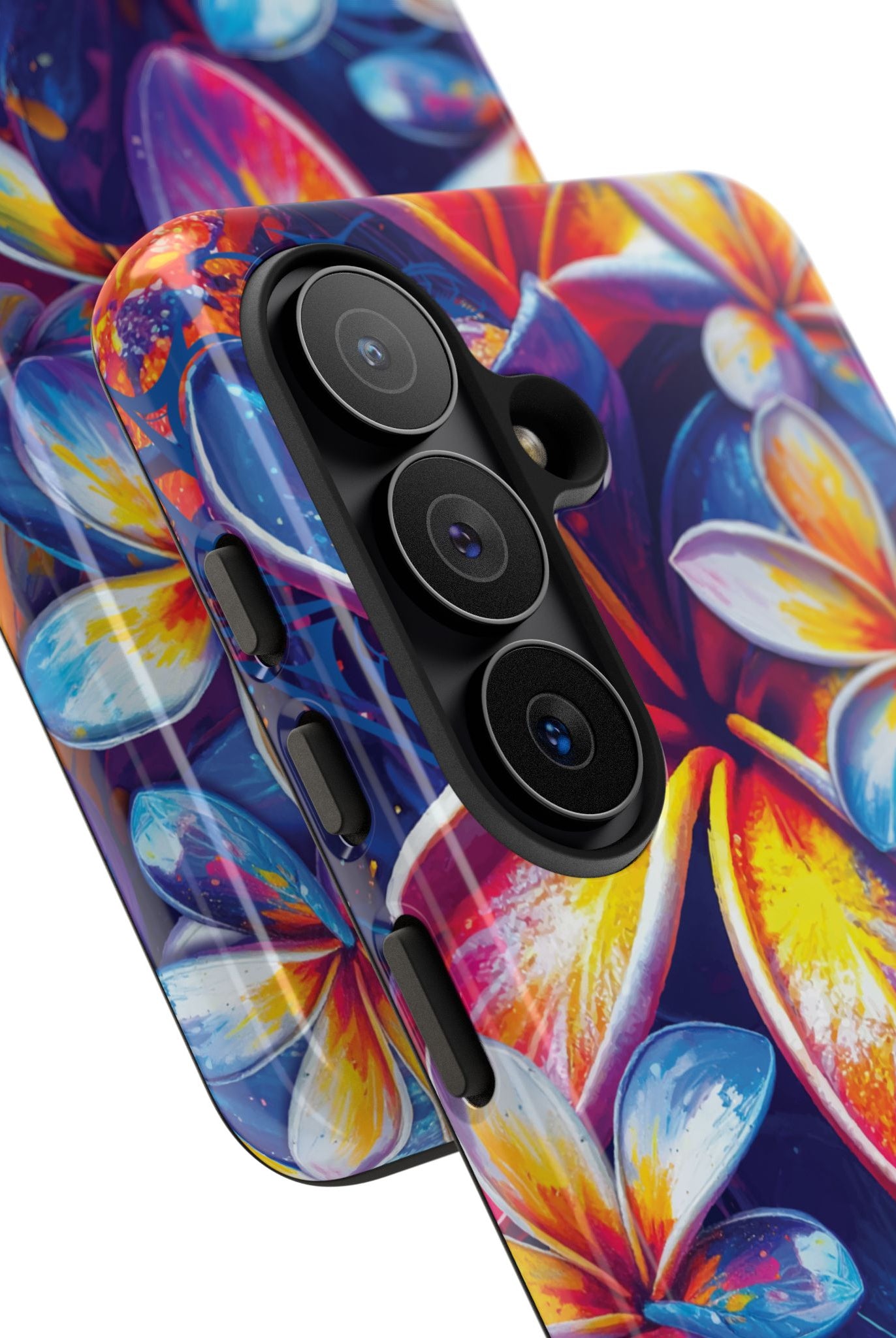 Sunset Ink Tough Samsung Galaxy Case Side View - Dual Layer Drop Protection Hawaiian Phone Case - The Local Banyan