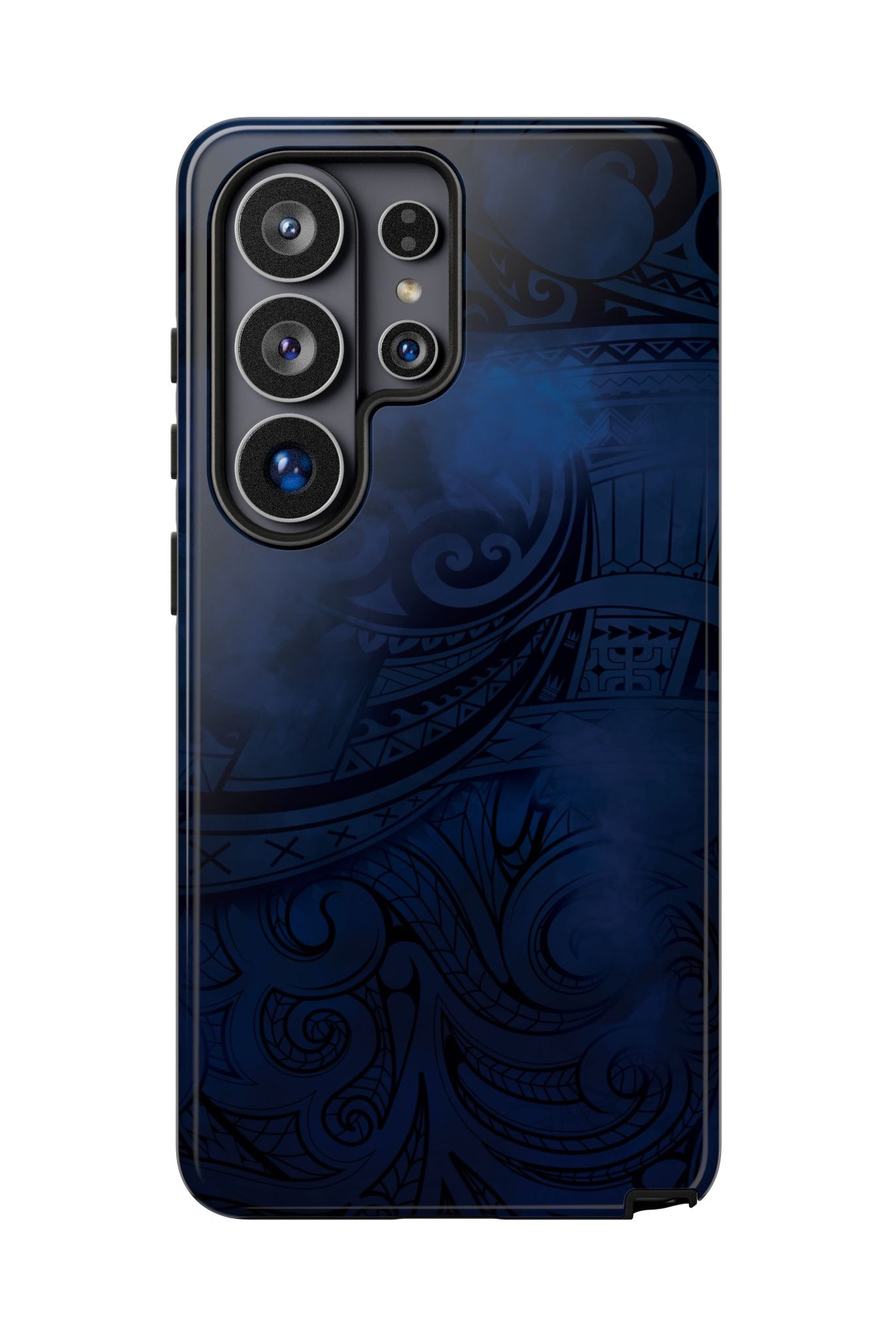 Midnight Essence Tough Samsung Galaxy Case Side View - Dual Layer Drop Protection Hawaiian Phone Case - The Local Banyan