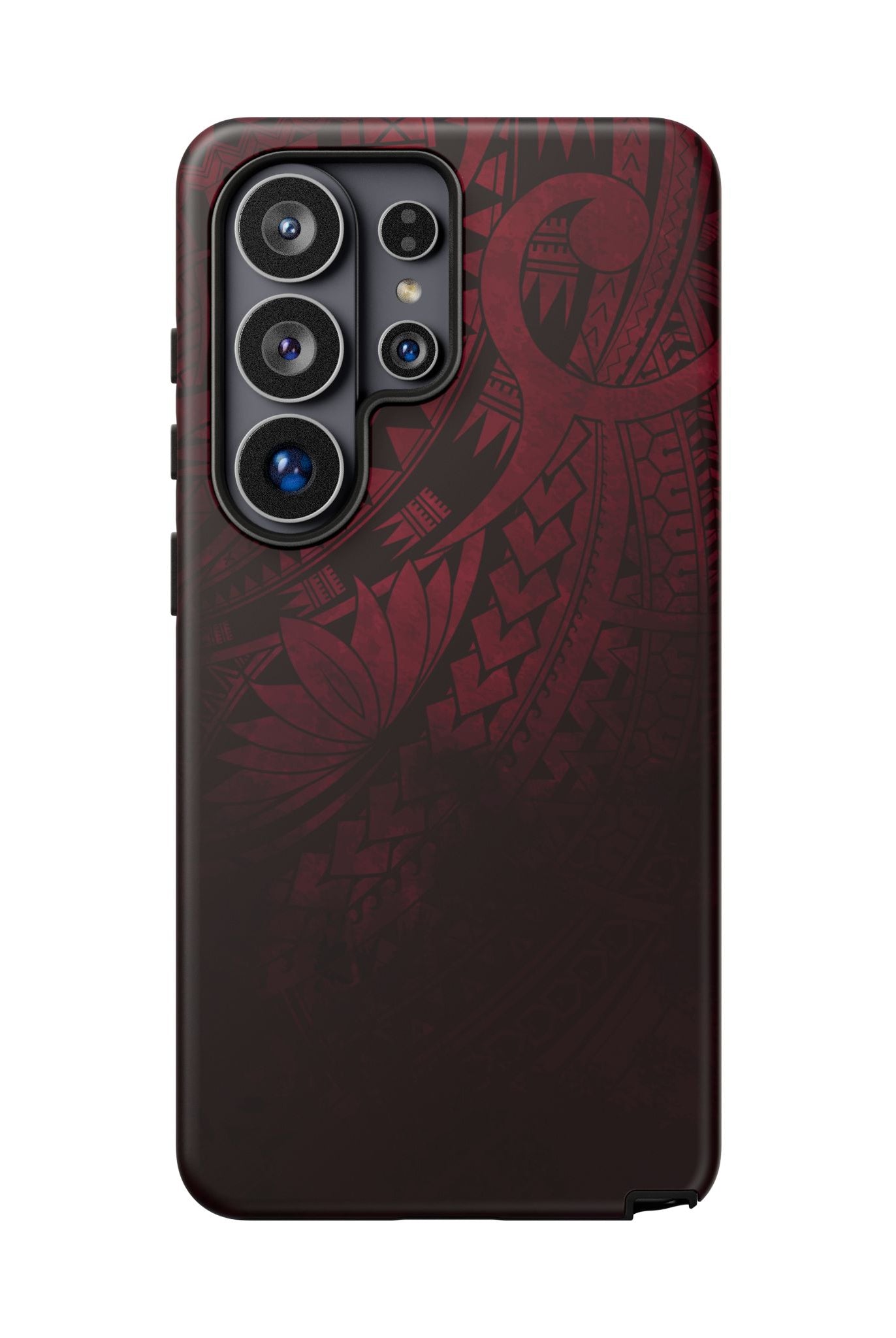 Eternal Ember Tough Samsung Galaxy Case Side View - Dual Layer Drop Protection Hawaiian Phone Case - The Local Banyan