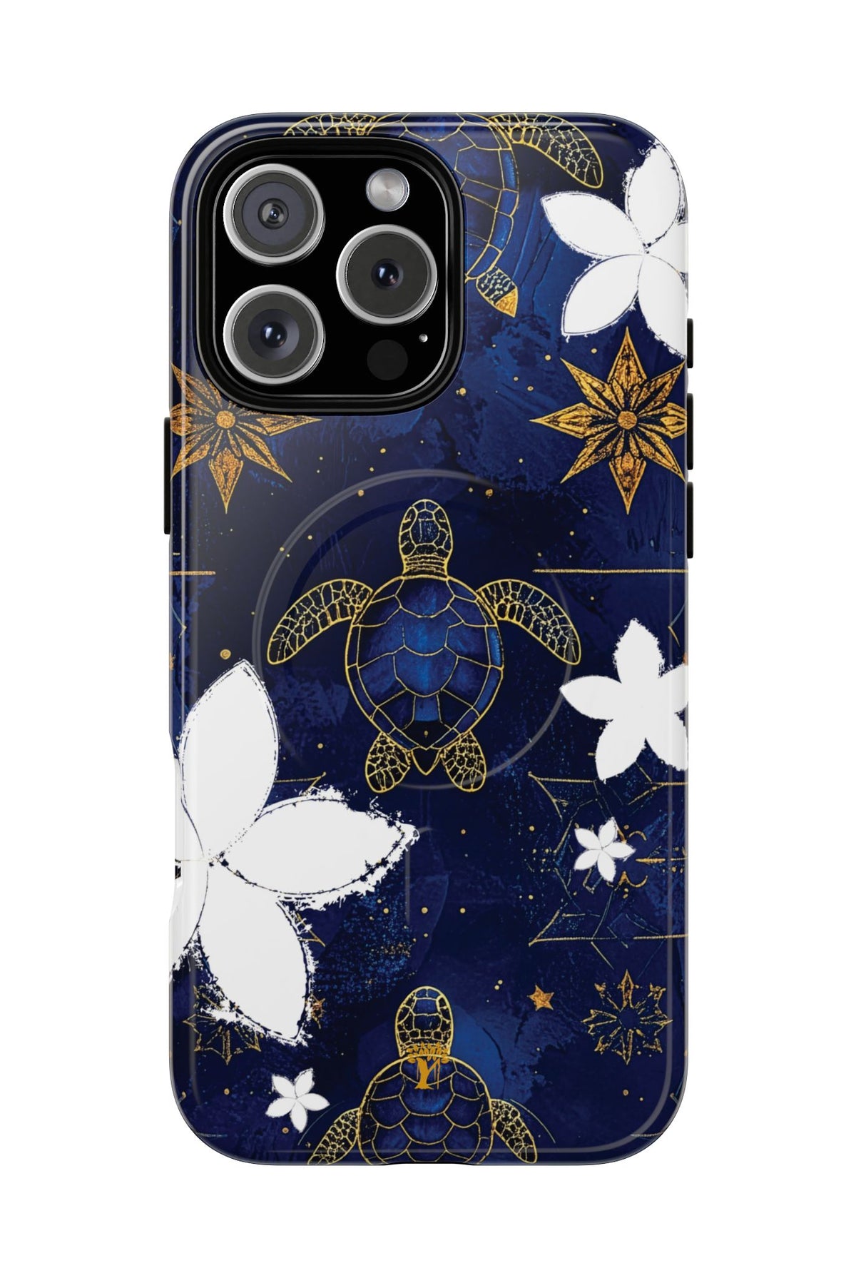 Tapa Hoku Honu Magnetic Case for iPhone iPhone 16 Pro Max Glossy The Local Banyan