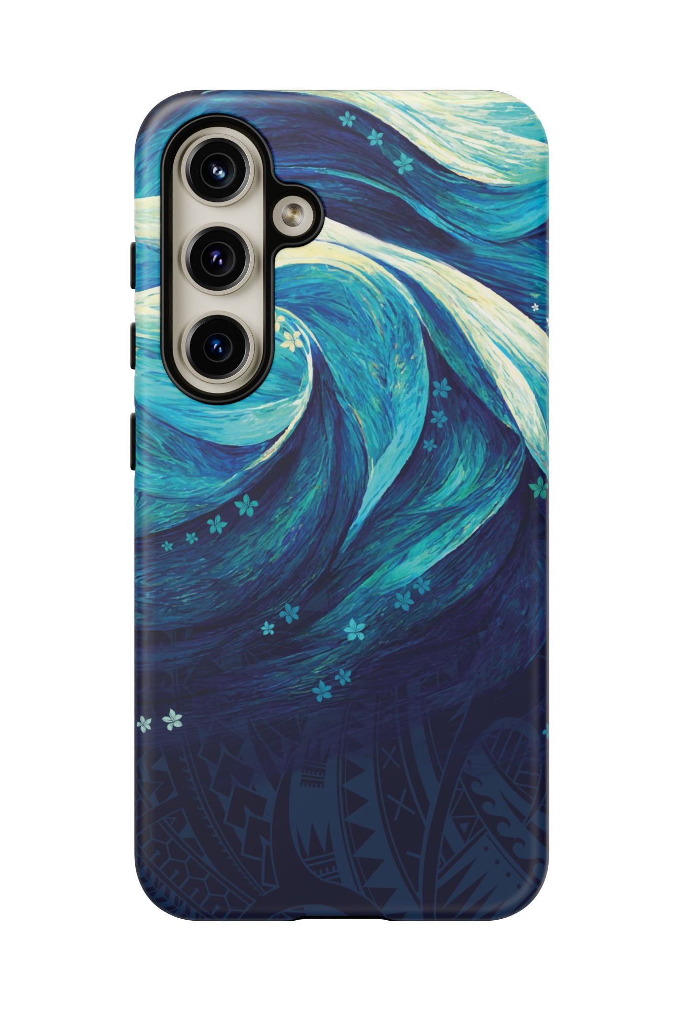 Eternal Mana Tough Samsung Galaxy Case Side View - Dual Layer Drop Protection Hawaiian Phone Case - The Local Banyan