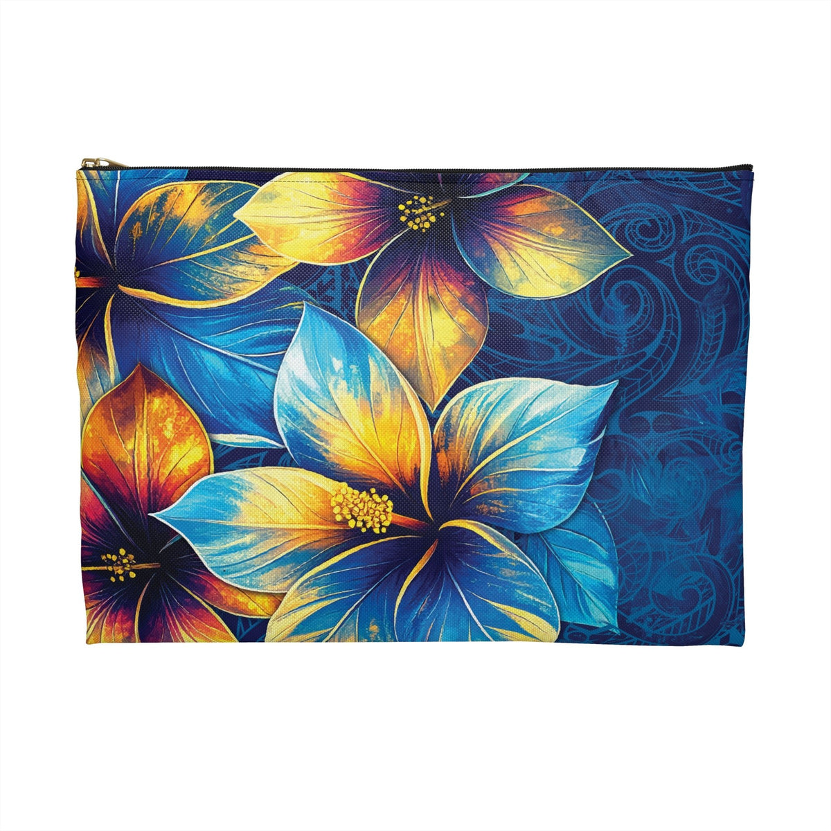 Pua La Travel Pouch Small White zipper The Local Banyan