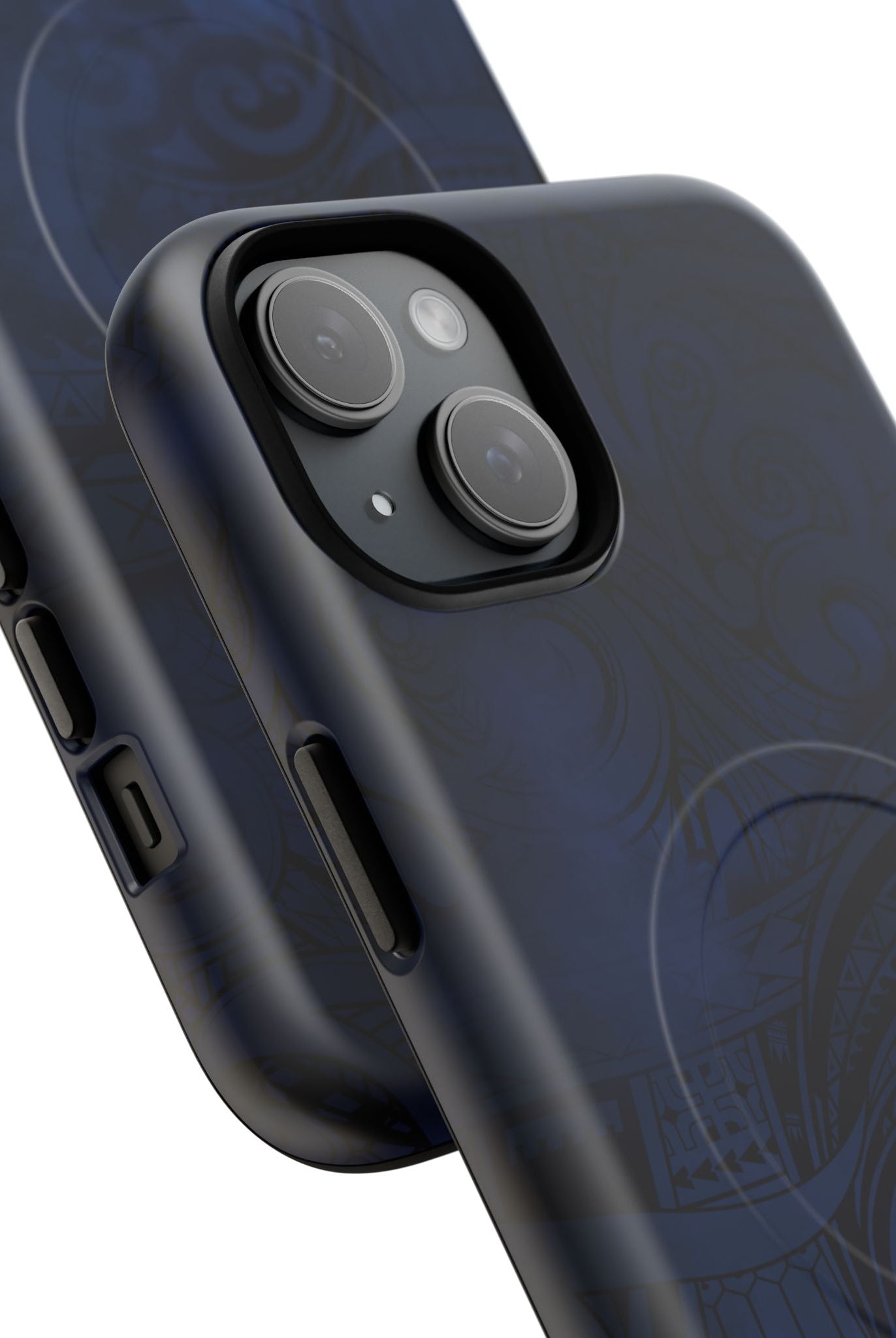 Midnight Essence MagSafe iPhone Case Side View - Dual Layer Drop Protection Hawaiian Phone Case - The Local Banyan