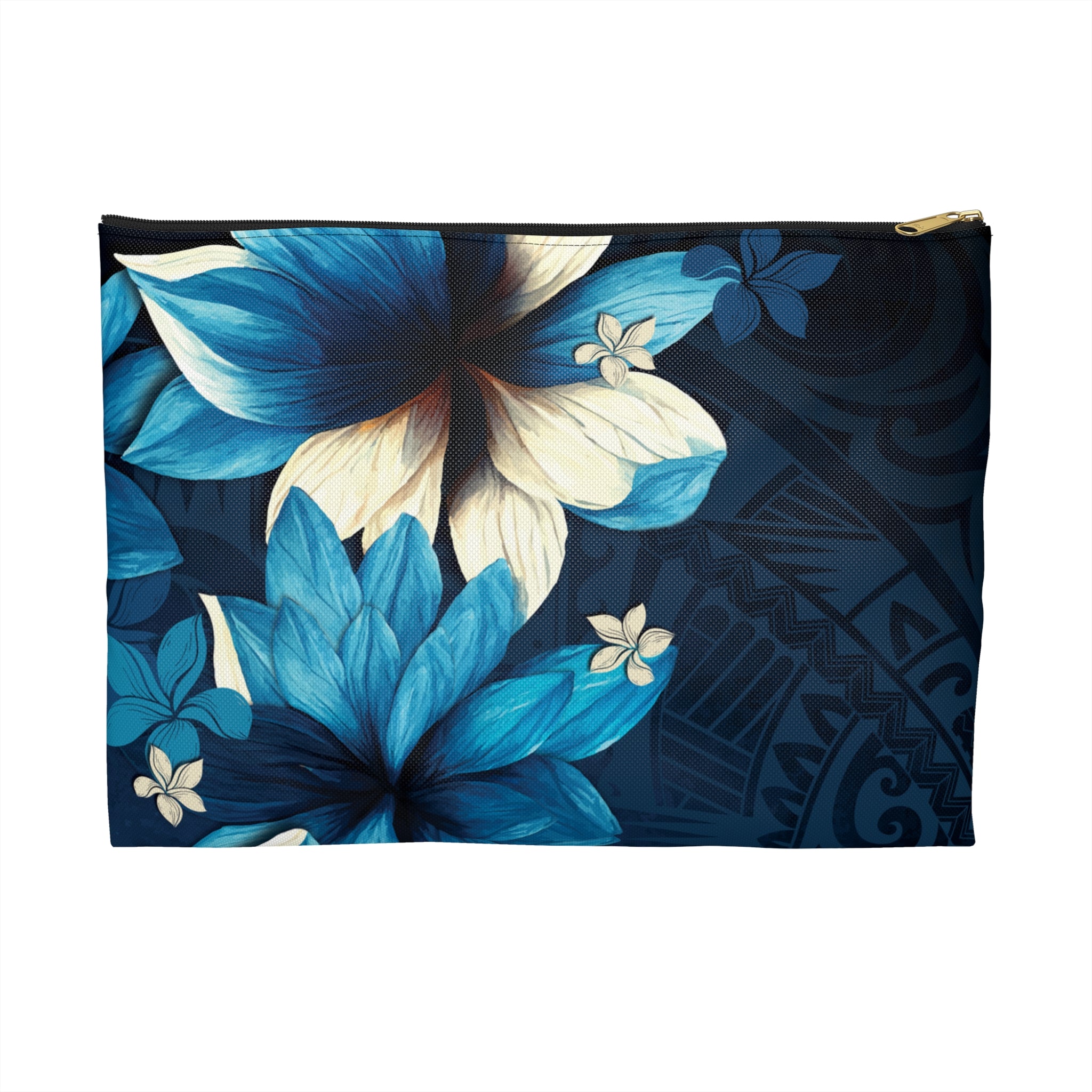 Leilani Nights Travel Pouch Pouches The Local Banyan Large Black zipper