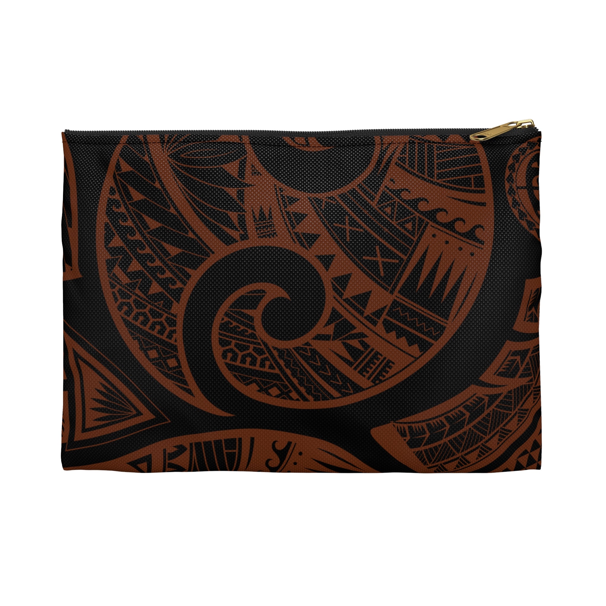 Cinnamon Brown Travel Pouch Bag Pouches The Local Banyan Small Black zipper