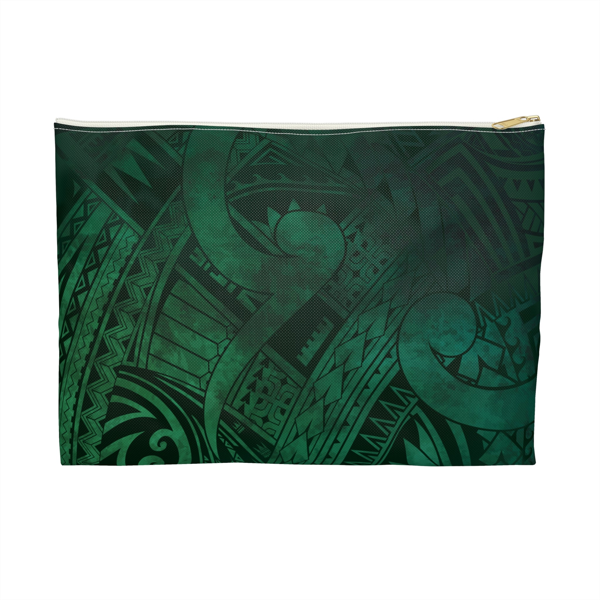 Nahele Spirit Travel Pouch Pouches The Local Banyan Large White zipper