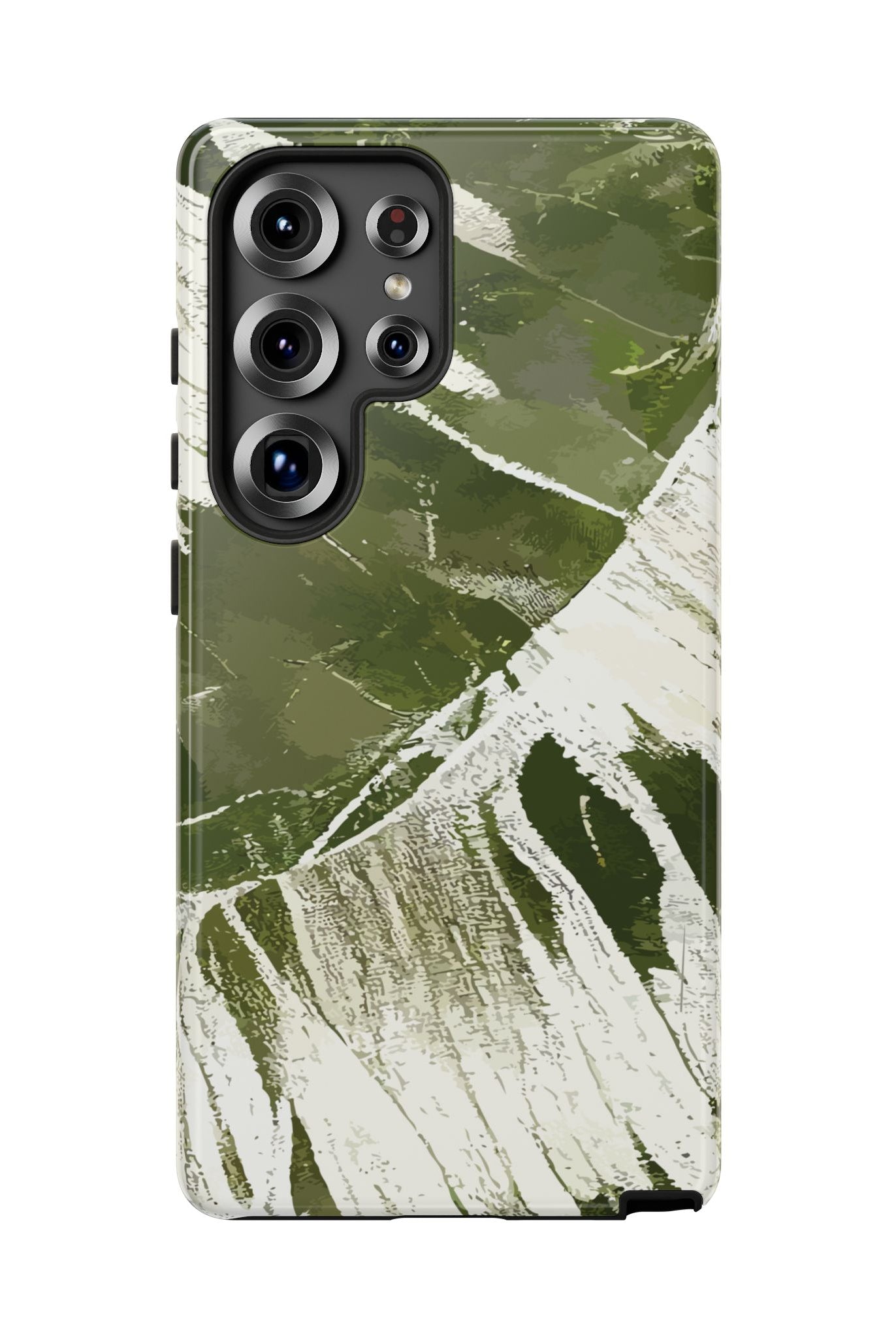 Island Breeze Tough Samsung Galaxy Case Side View - Dual Layer Drop Protection Hawaiian Phone Case - The Local Banyan