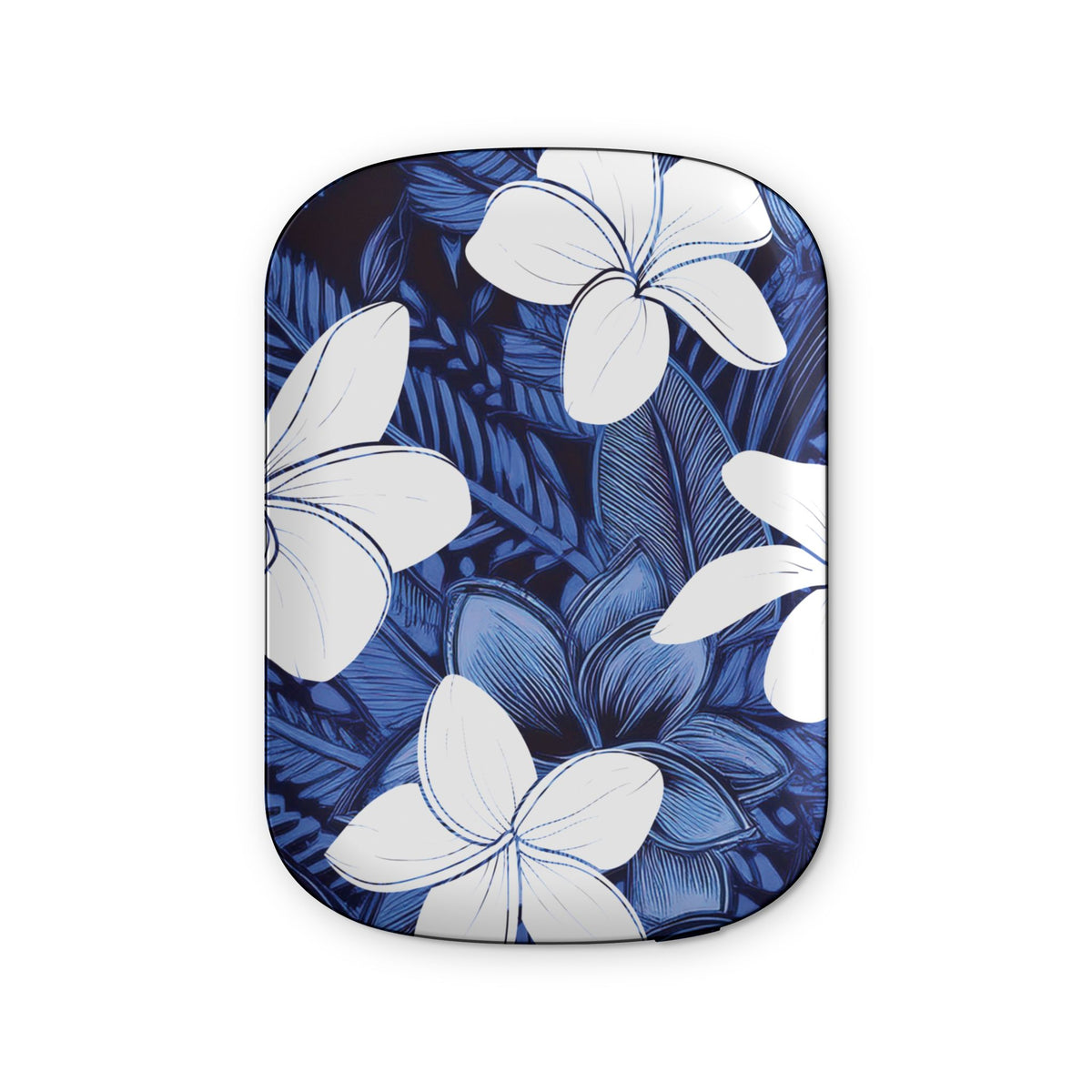 Eternal Blue Plumeria Magnetic Power Bank One size Glossy The Local Banyan