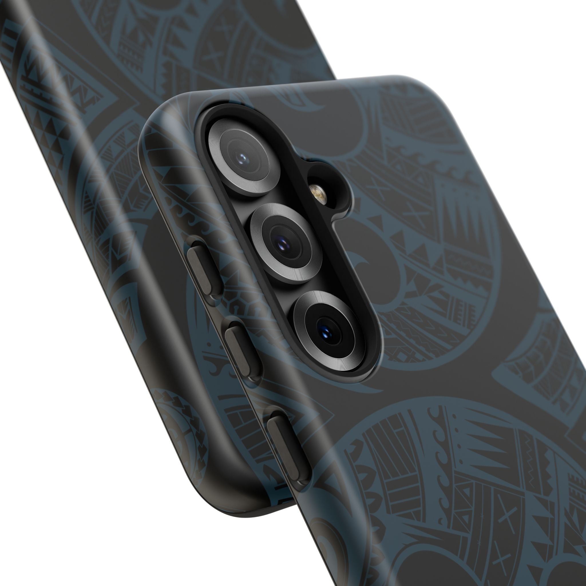 Island Tribal Royal Teal Tough Case for Samsung Galaxy Phone Case The Local Banyan