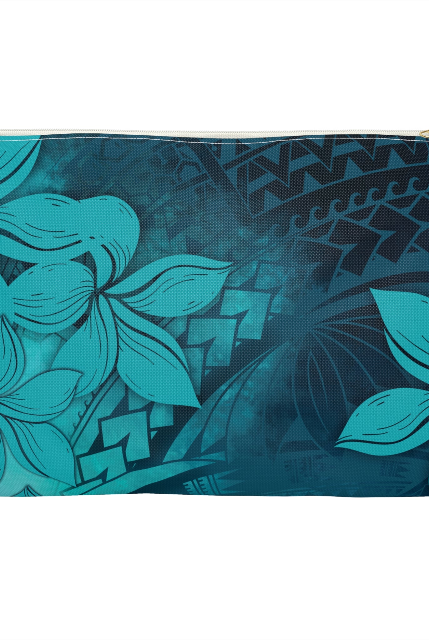 Moana Bloom Travel Pouch Pouches Large White zipper