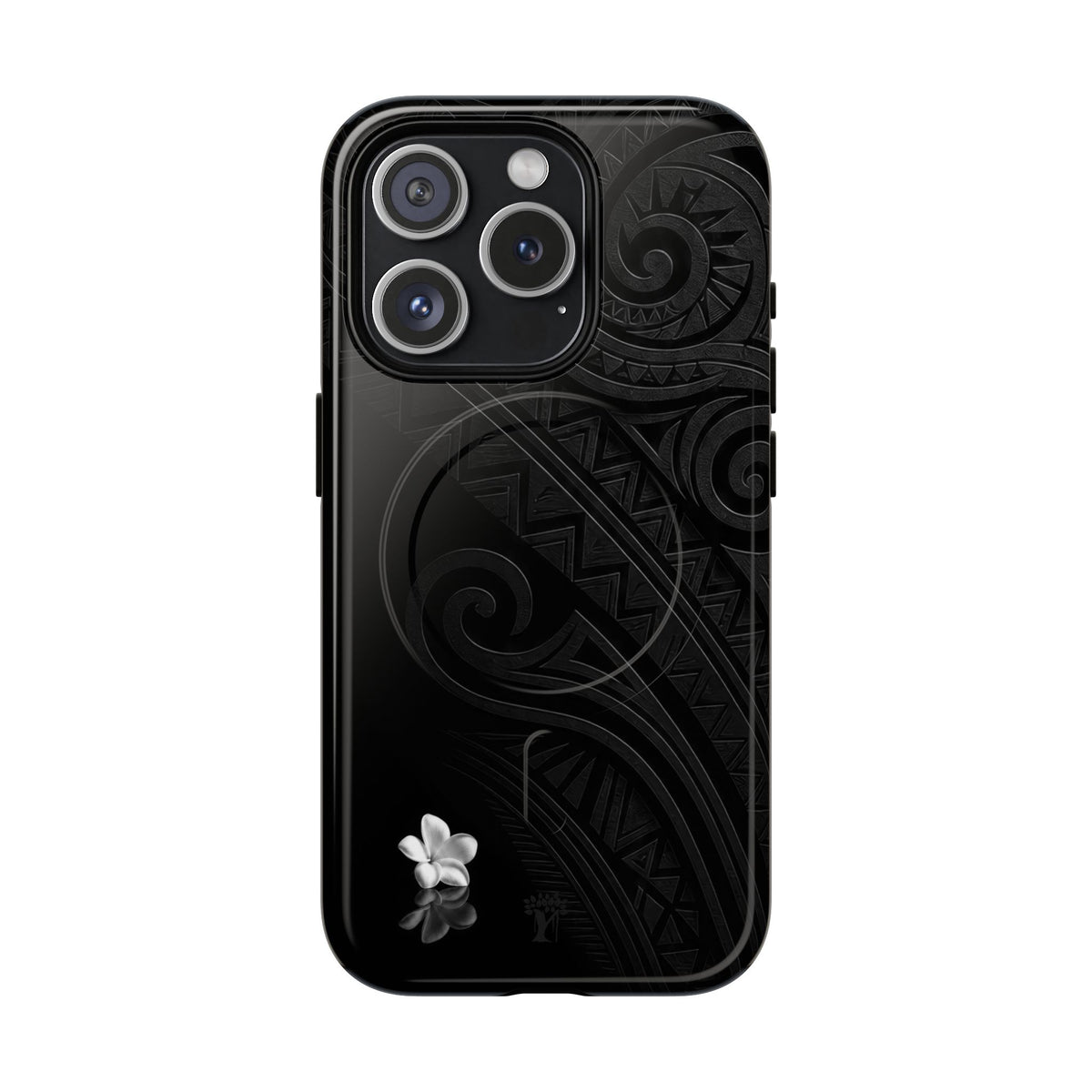 Plumeria Aka Magnetic Case for iPhone iPhone 15 Pro Glossy The Local Banyan