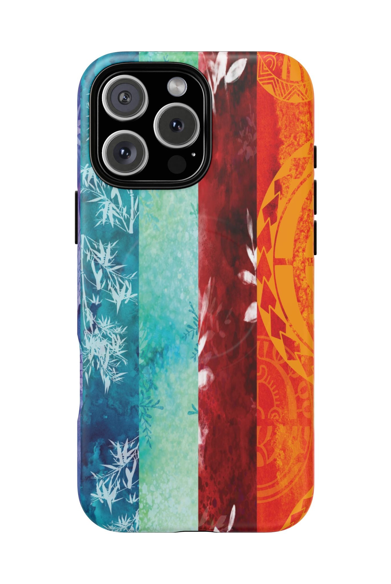 Island Vibes MagSafe iPhone Case iPhone 16 Pro Max Matte - Hawaiian Colorful Tropical Floral Design - The Local Banyan