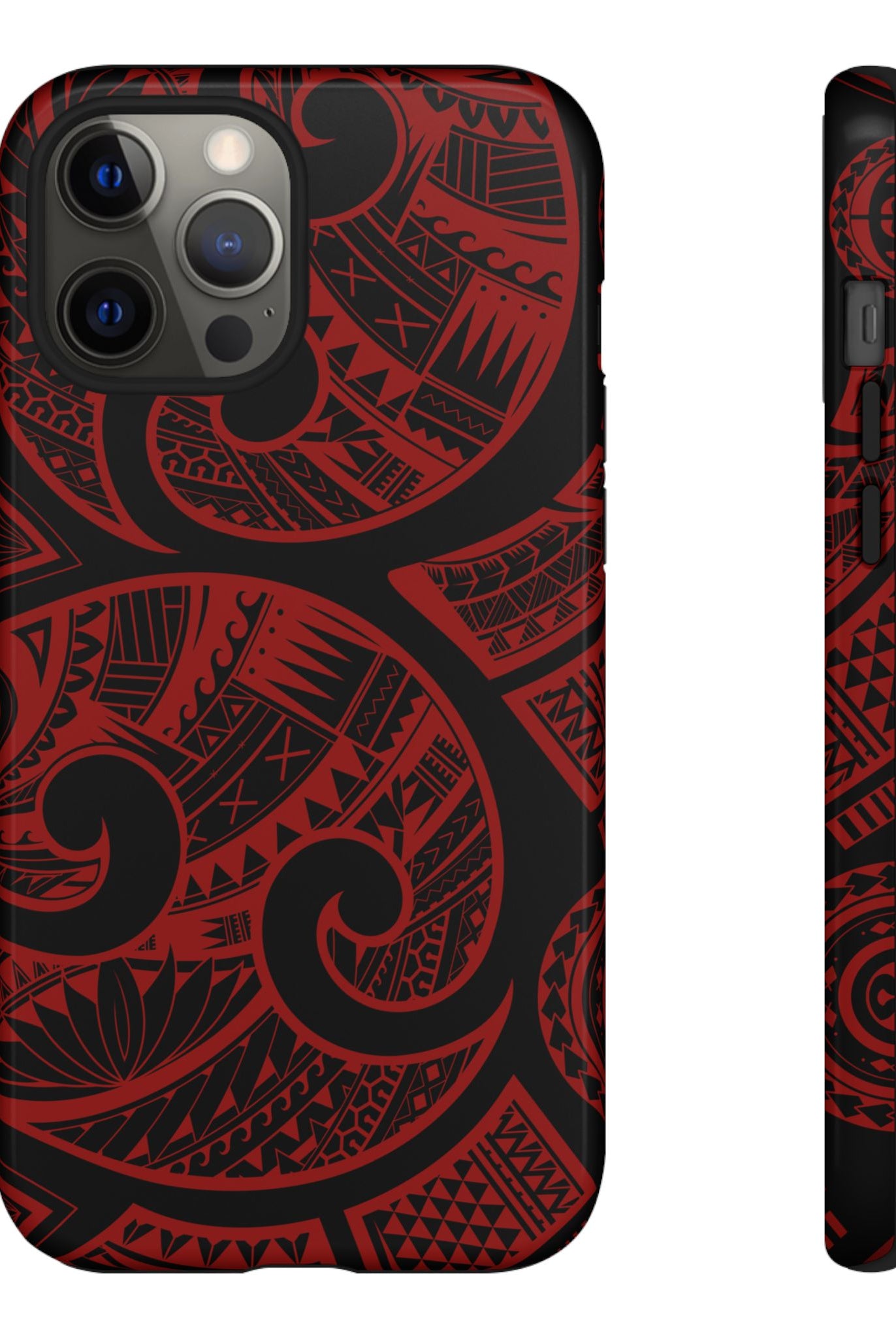 Island Tribal Red Tough Case for iPhone Phone Case The Local Banyan iPhone 12 Pro Max Glossy