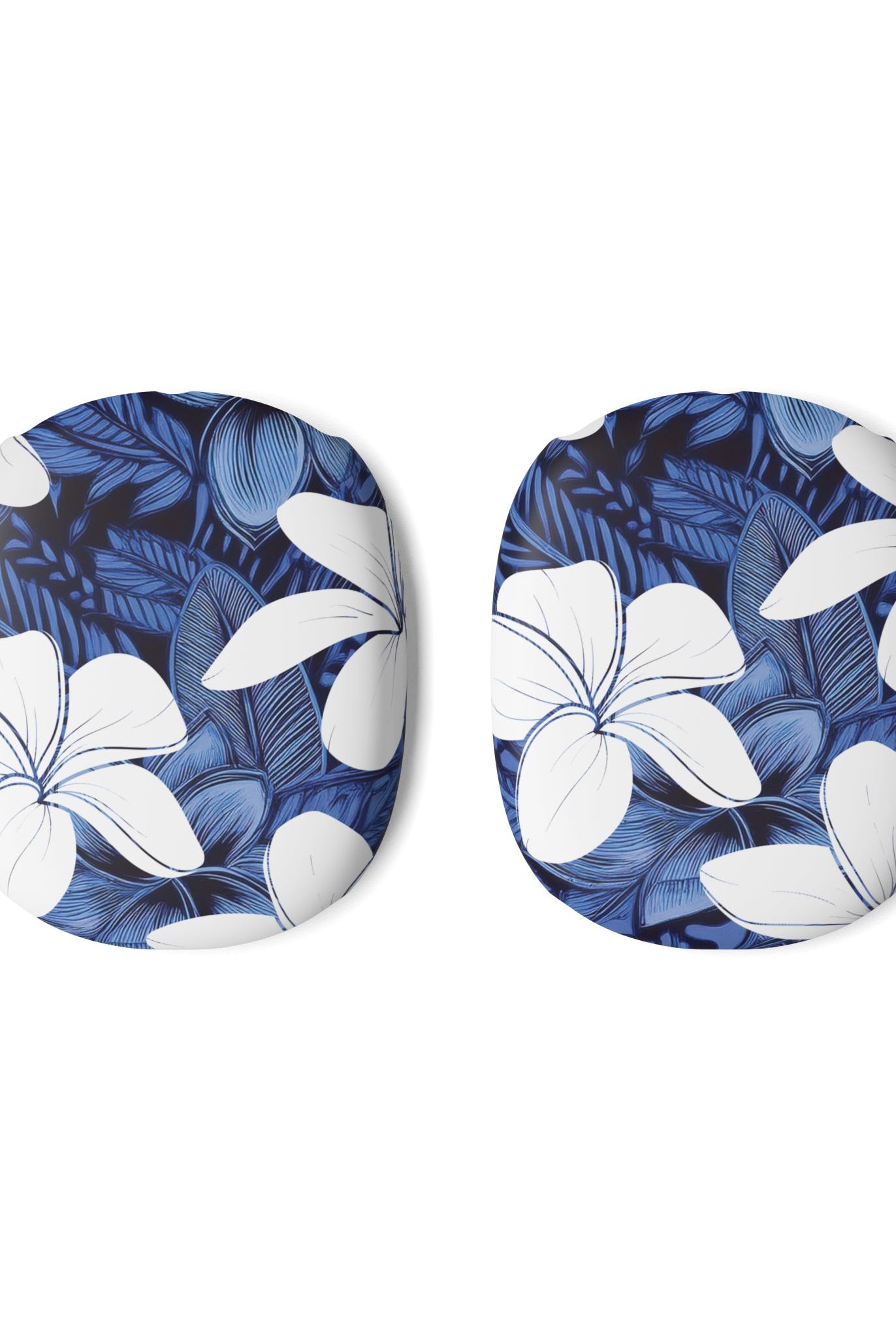 Eternal Blue Plumeria AirPods Max Protective Case Cover Headphone Accessories The Local Banyan Matte AirPods Max White