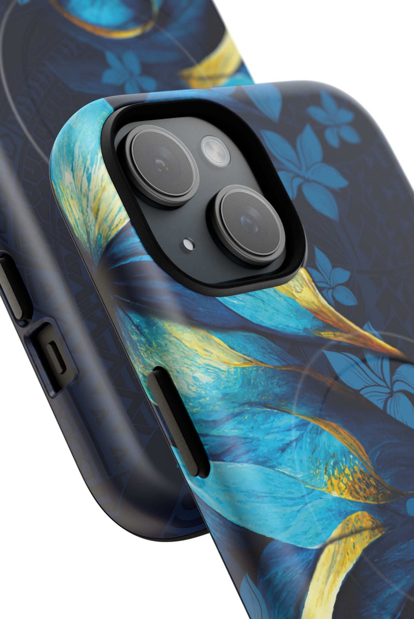 Po Mahina MagSafe iPhone Case Side View - Dual Layer Drop Protection Hawaiian Phone Case - The Local Banyan