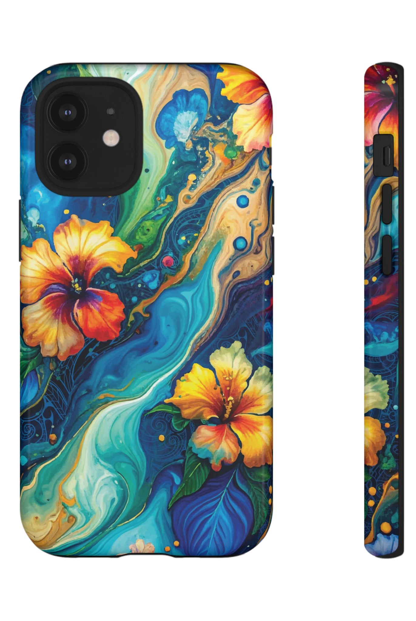 Aloalo Drift Tough Case for iPhone Phone Case The Local Banyan iPhone 12 Mini Glossy