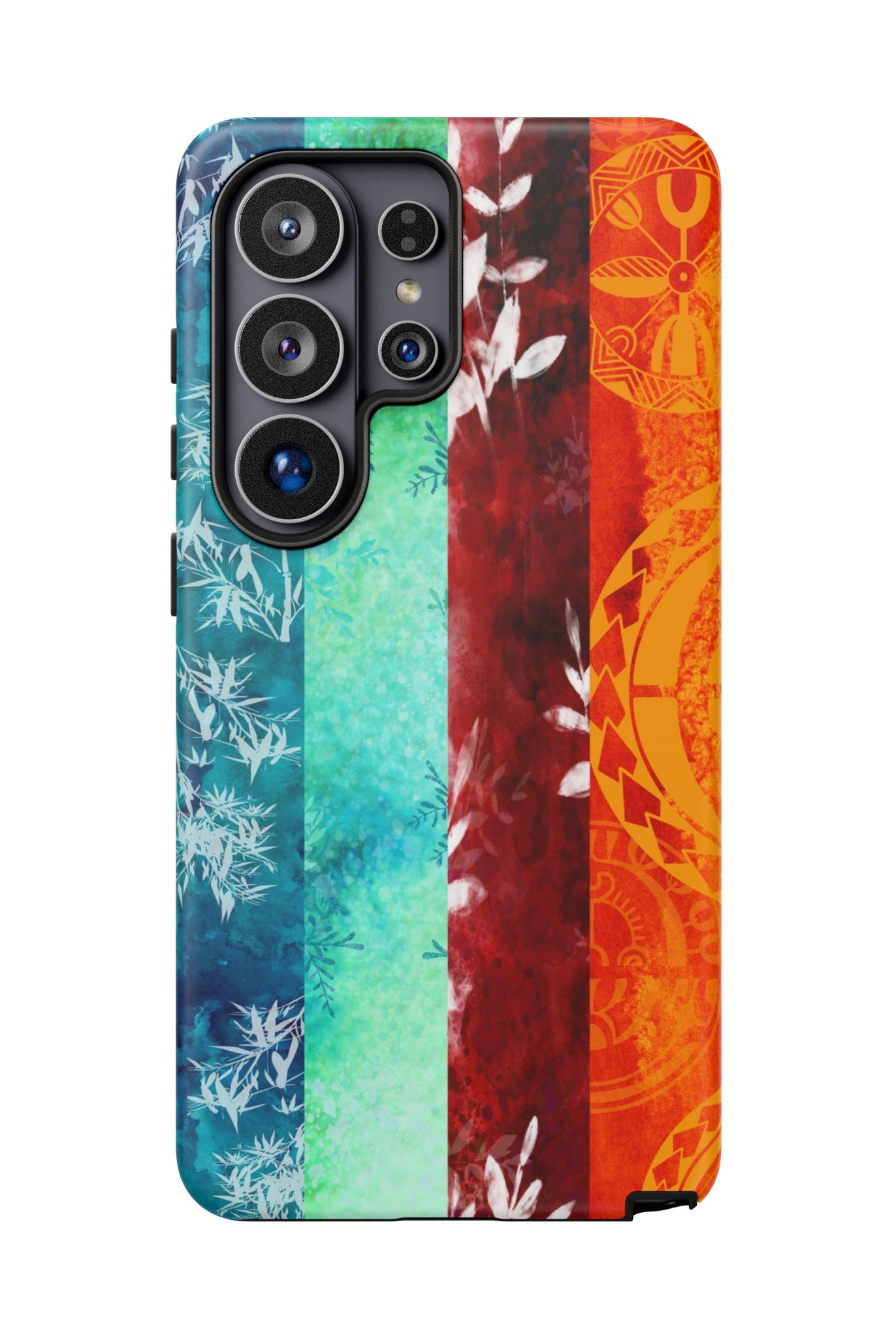 Island Vibes Tough Samsung Galaxy Case Samsung Galaxy S26 Ultra Matte - Hawaiian Colorful Tropical Floral Design - The Local Banyan
