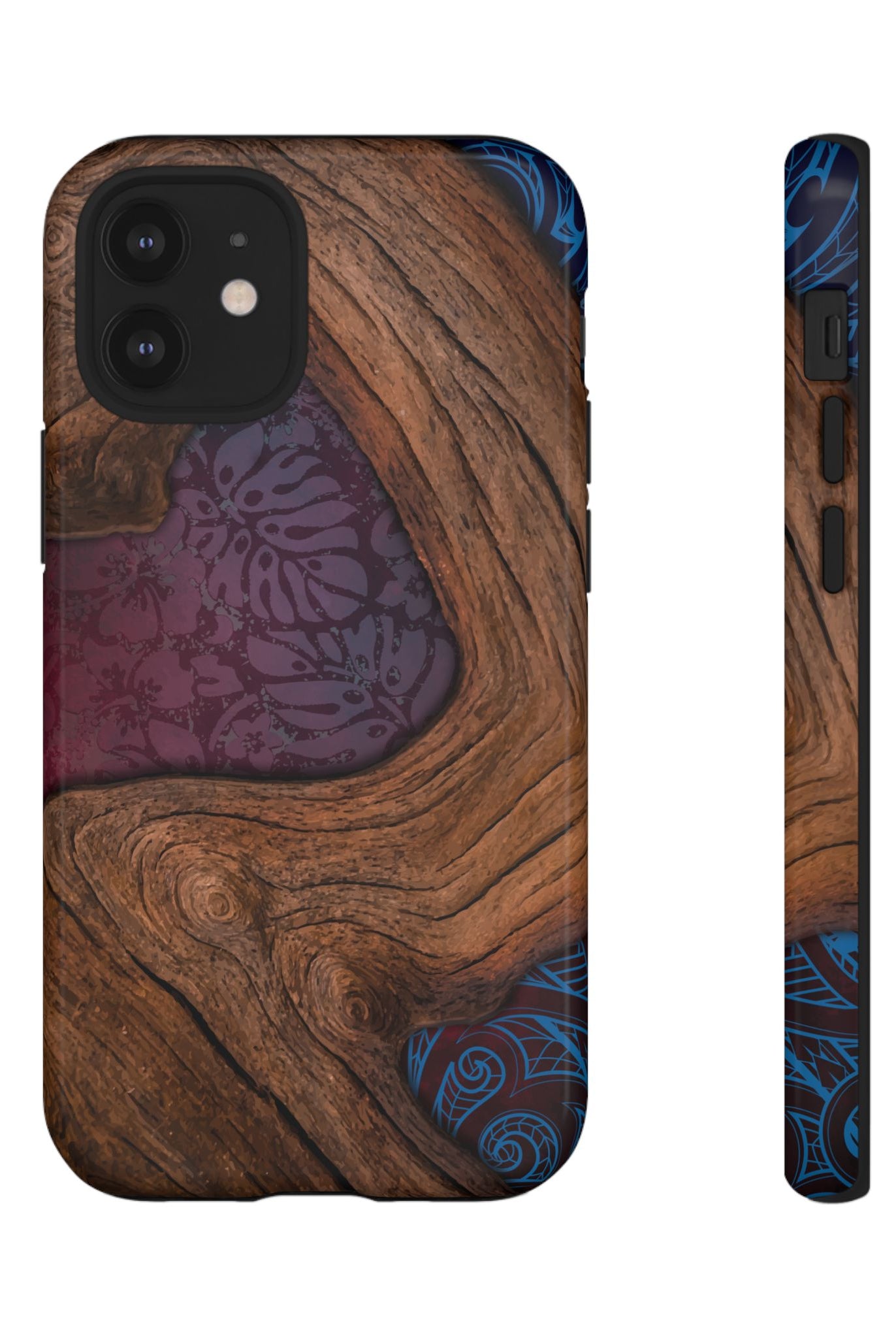 Kūpaʻa Tough Case for iPhone Phone Case The Local Banyan iPhone 12 Mini Glossy