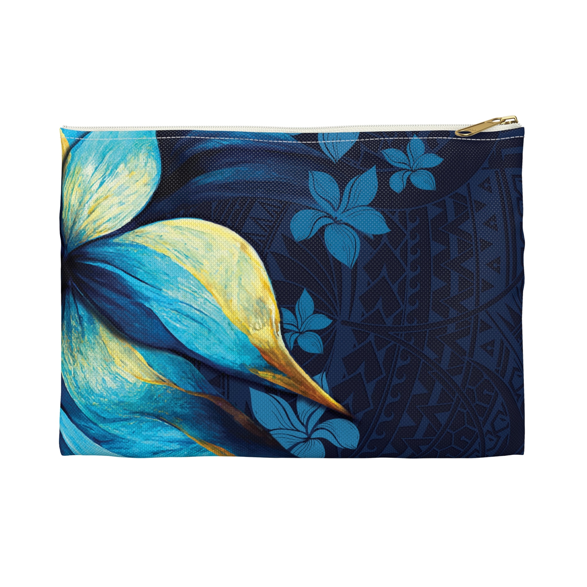 Pō Mahina Travel Pouch Bag Pouches The Local Banyan Small White zipper