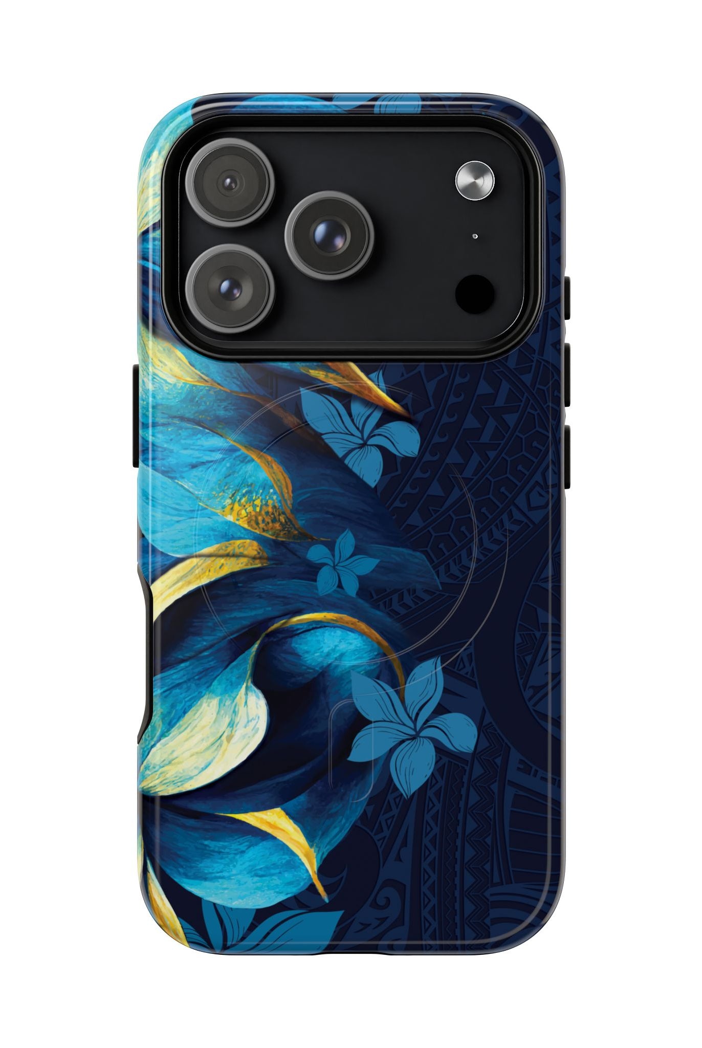 Po Mahina MagSafe iPhone Case Side View - Dual Layer Drop Protection Hawaiian Phone Case - The Local Banyan