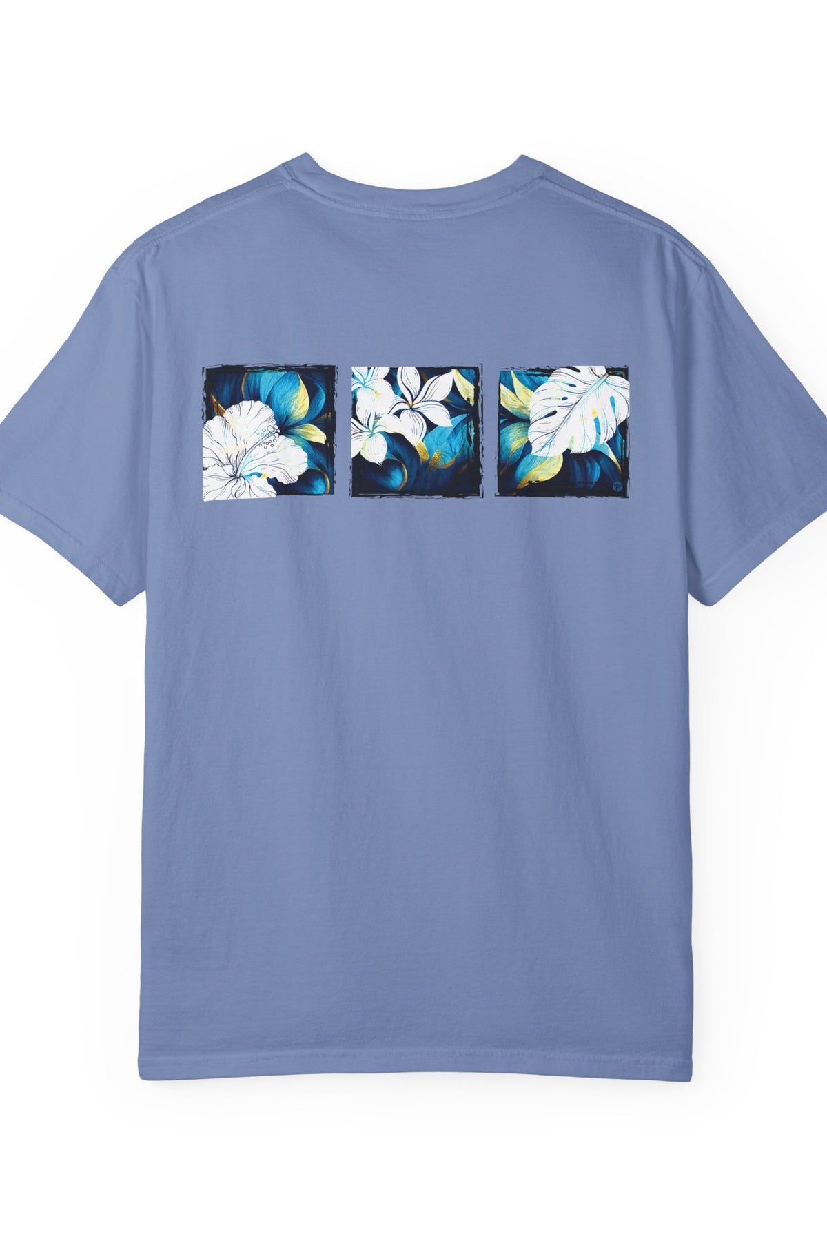 Coastal Bloom Garment Dyed Tee Red S The Local Banyan