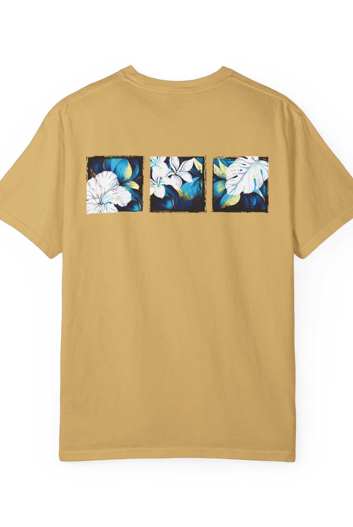 Coastal Bloom Garment Dyed Tee Red S The Local Banyan