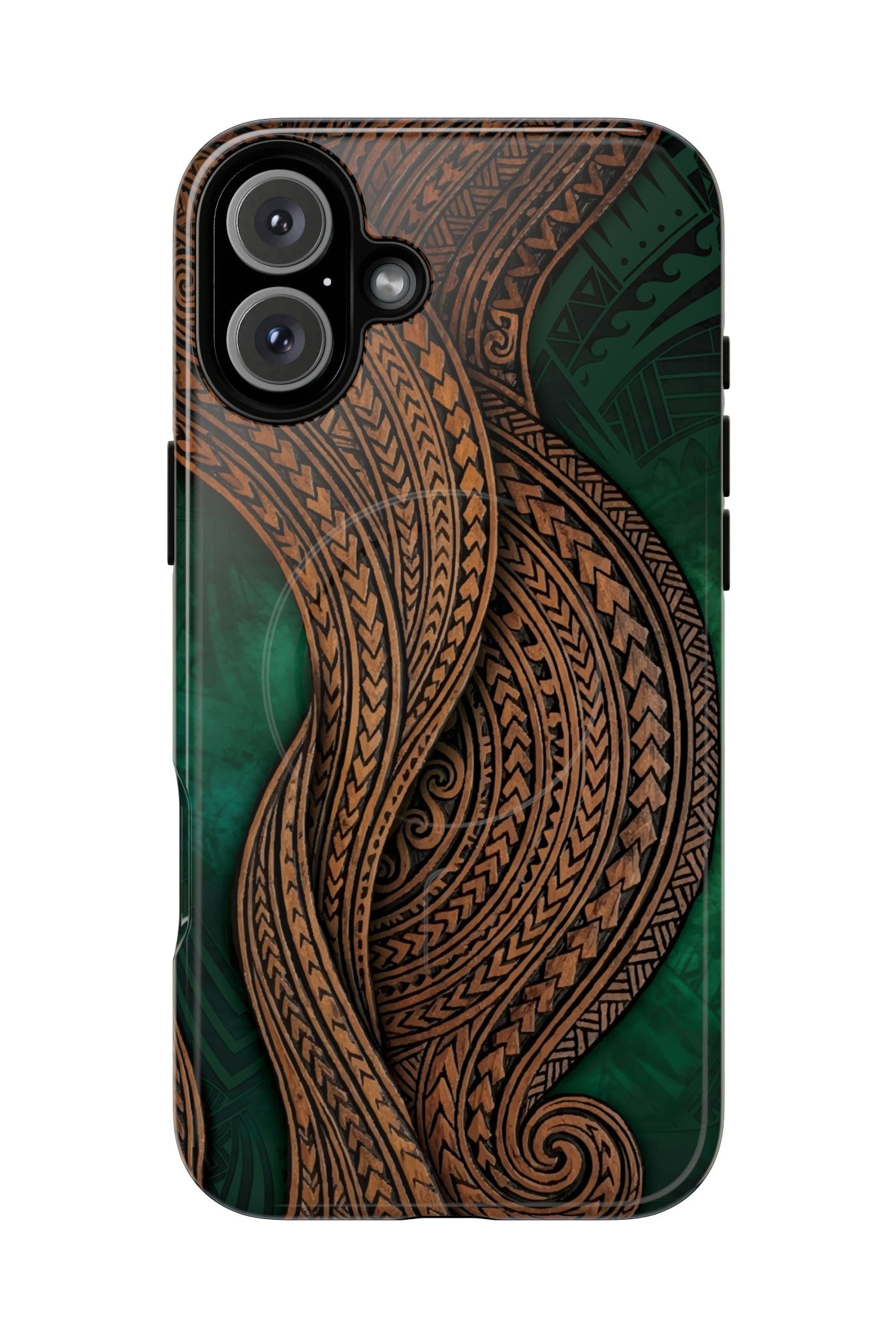 Island Kalai MagSafe iPhone Case Side View - Dual Layer Drop Protection Hawaiian Phone Case - The Local Banyan