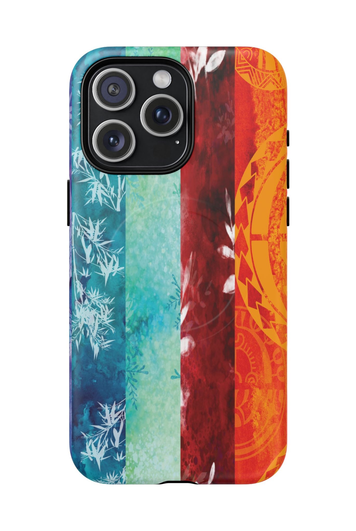 Island Vibes MagSafe iPhone Case iPhone 15 Pro Max Matte - Hawaiian Colorful Tropical Floral Design - The Local Banyan
