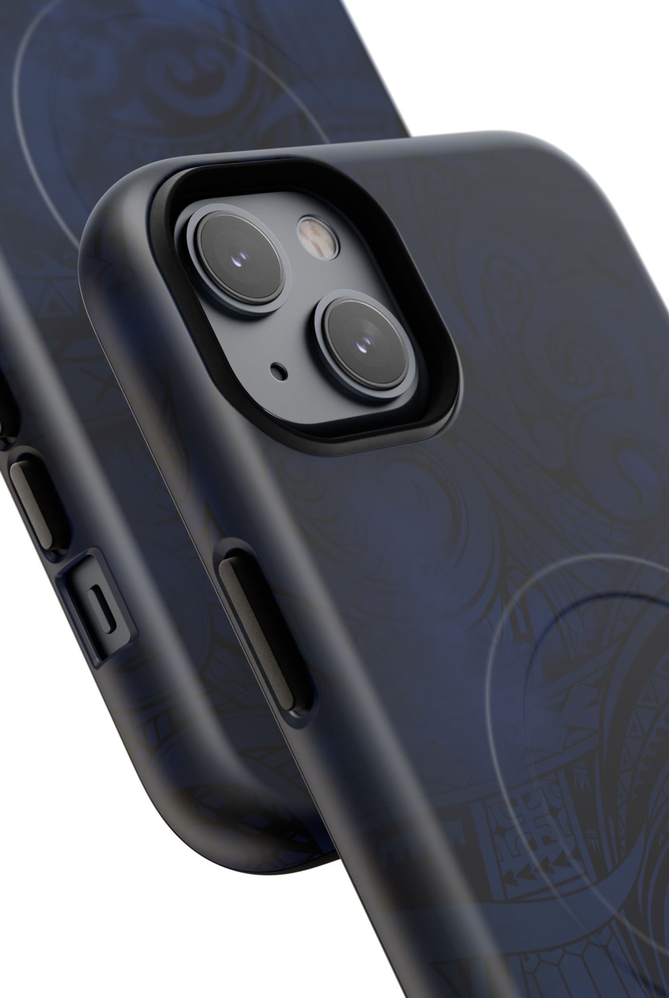 Midnight Essence MagSafe iPhone Case Side View - Dual Layer Drop Protection Hawaiian Phone Case - The Local Banyan