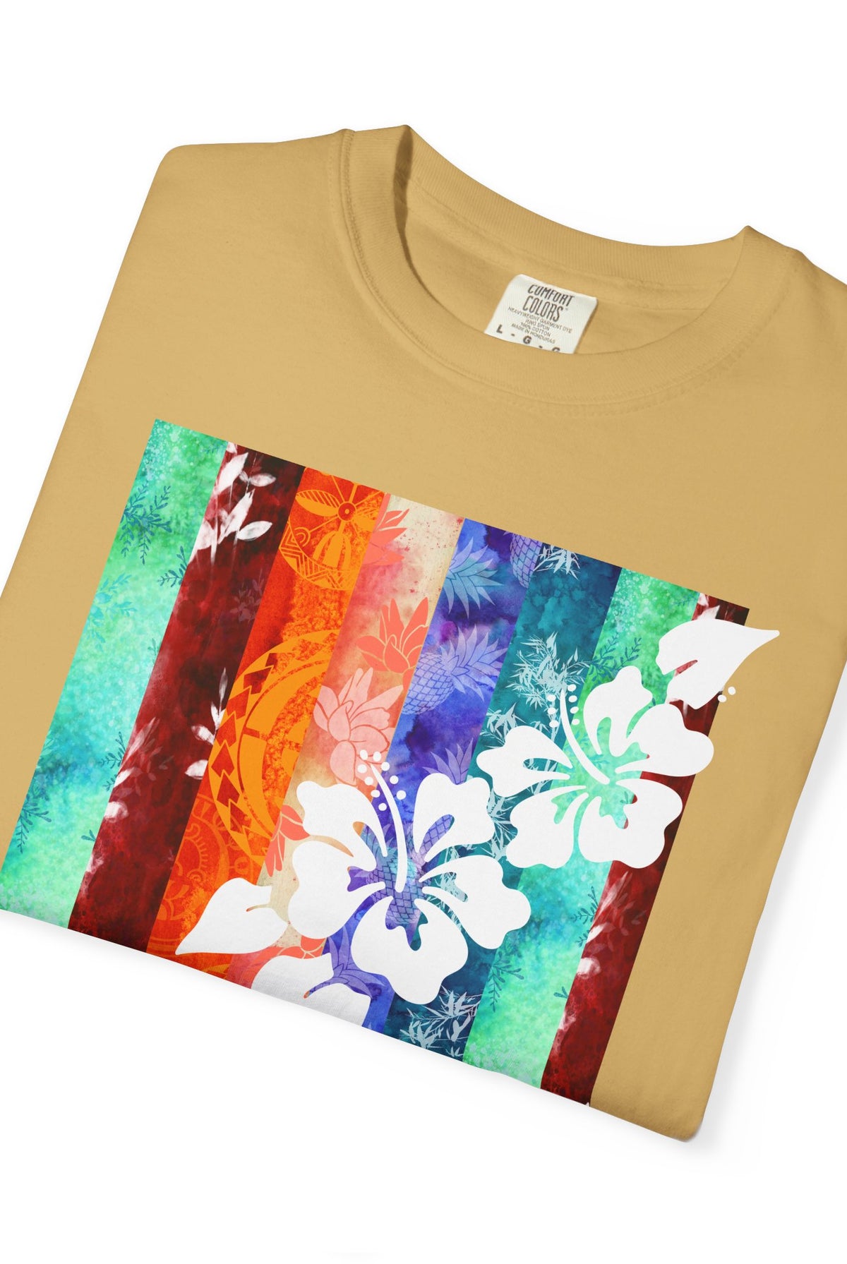 Tropical Vibes Soft Style Tee Red S The Local Banyan