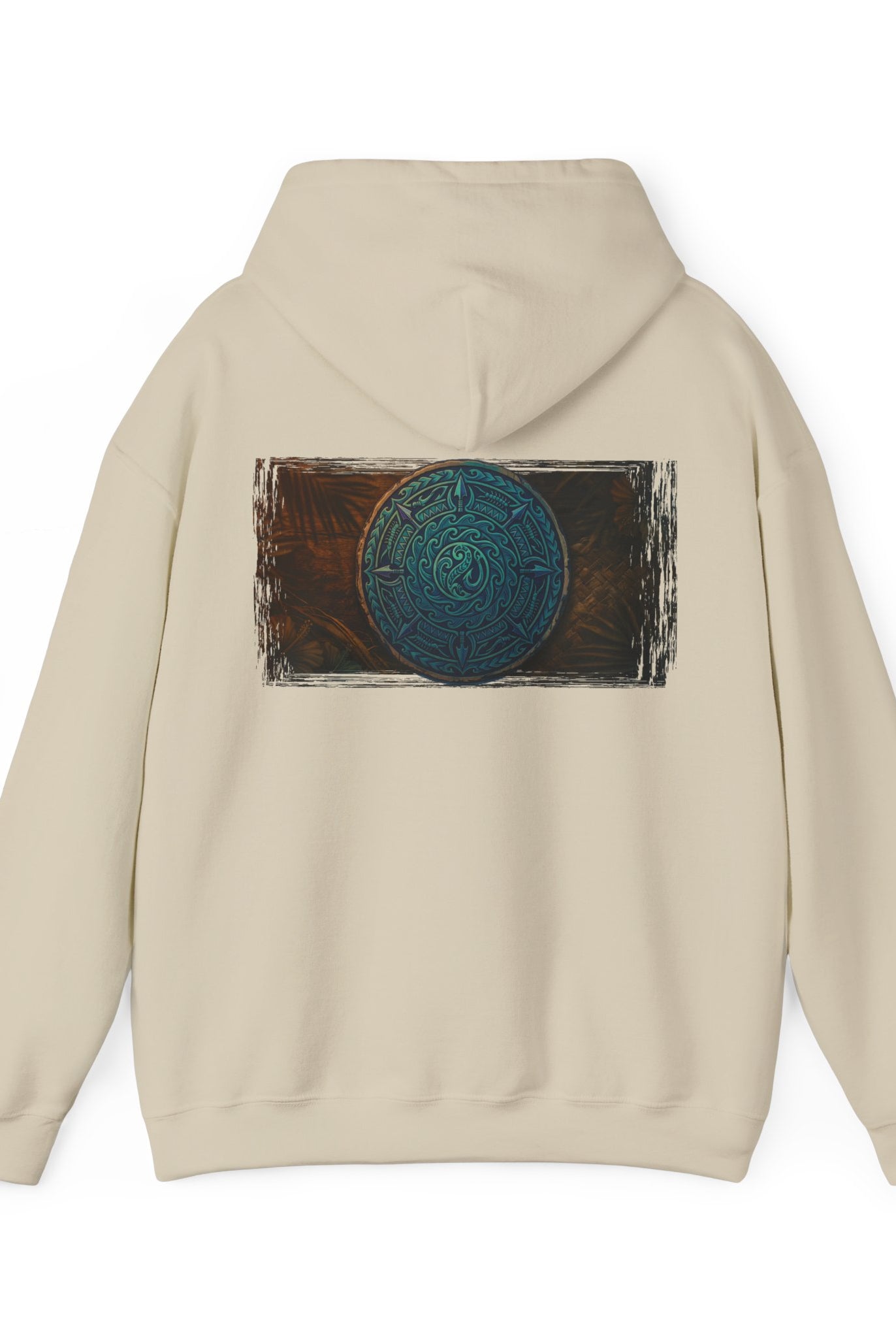 Makau Mana Heavy Blended Hooded Sweatshirt Sand S The Local Banyan