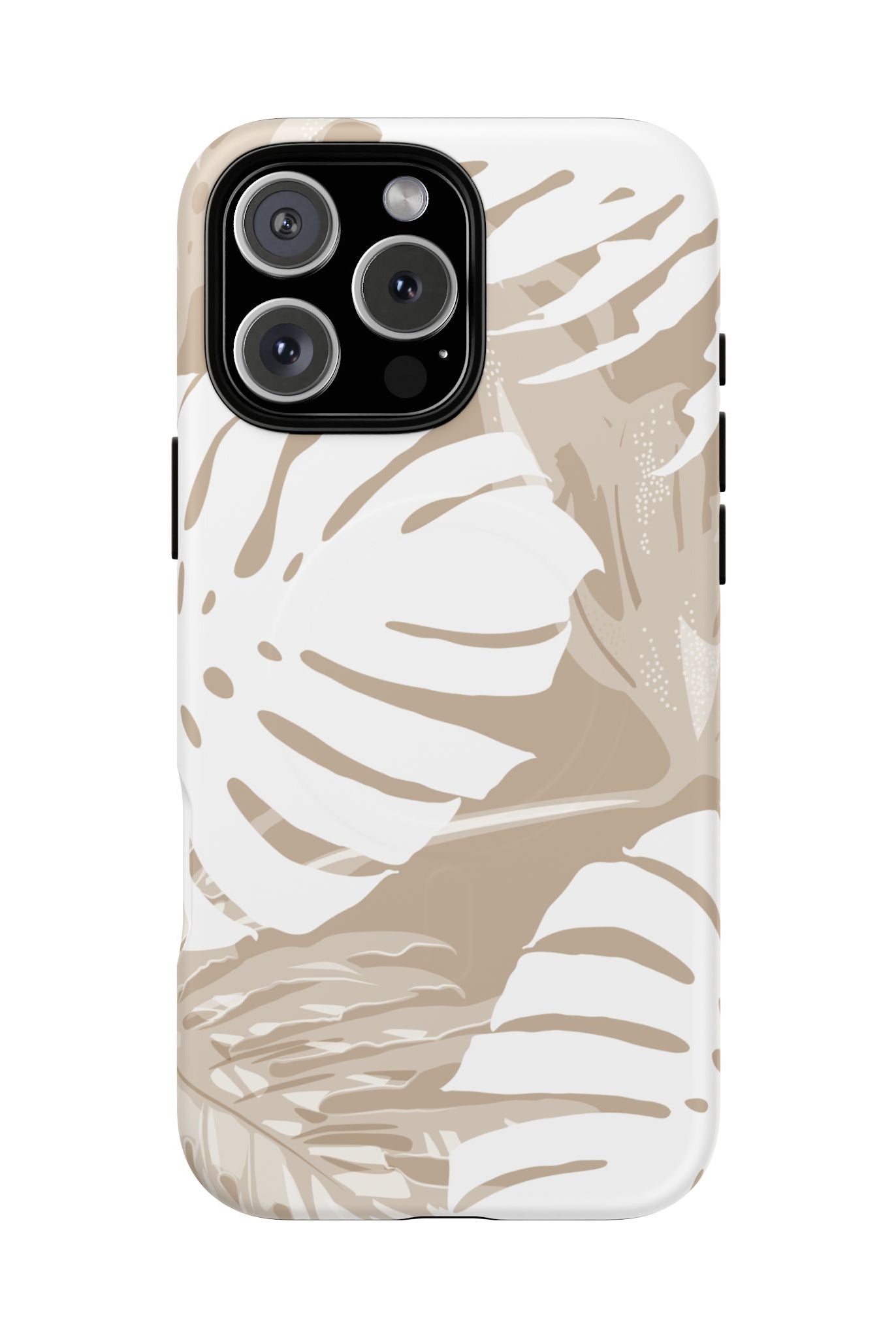 Exotic Monstera MagSafe iPhone Case iPhone 16 Pro Max Matte - Hawaiian Tropical Monstera Botanical Neutral Design - The Local Banyan